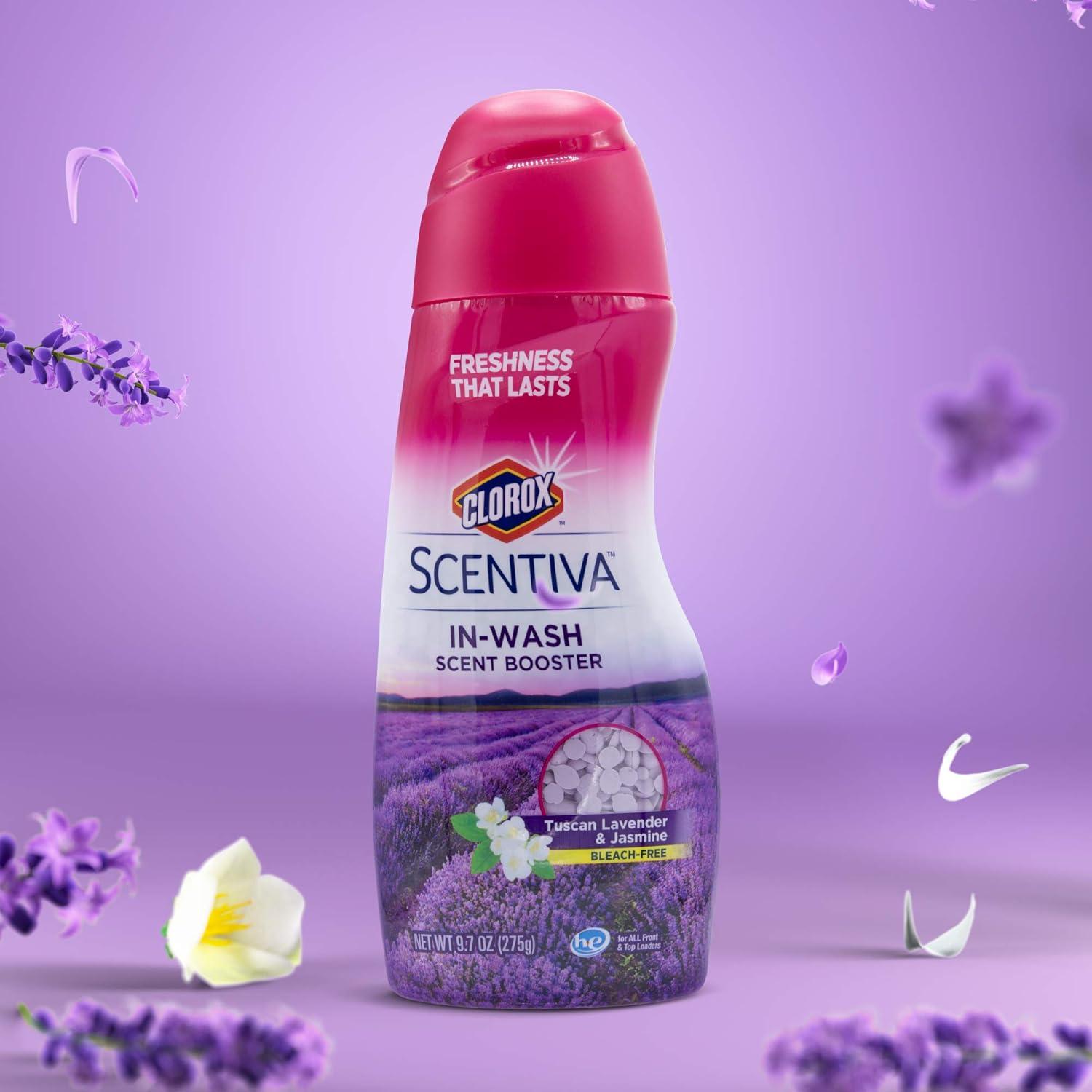 Perlas Aumentadoras de Fragancia Clorox Scentiva 275g - Lavanda Toscana y Jazmín