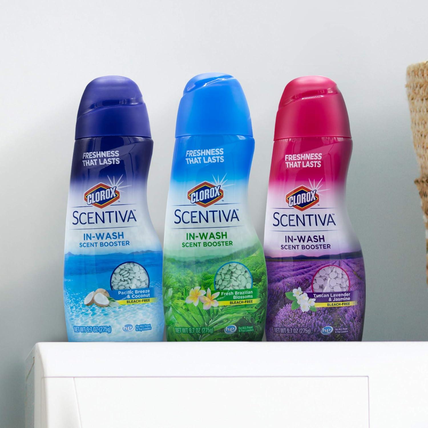 Perlas Aumentadoras de Fragancia Clorox Scentiva 275g - Lavanda Toscana y Jazmín