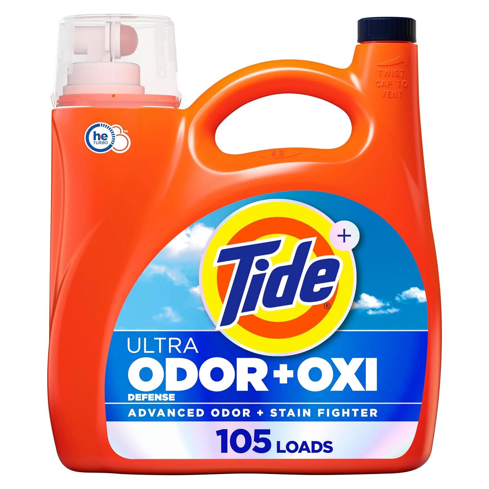 Detergente Líquido Tide Ultra Defensa Olores Plus Oxi 4.37L