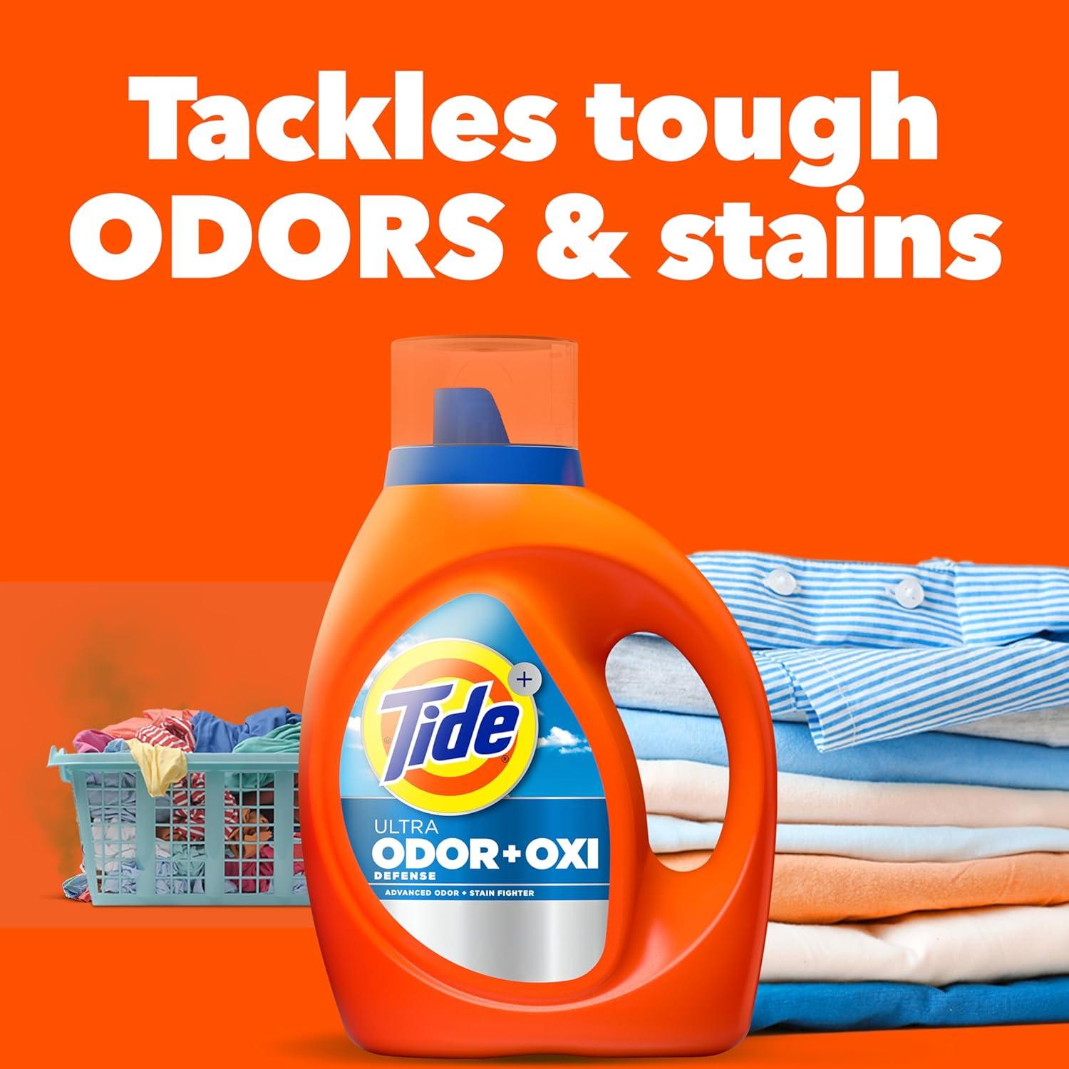 Detergente Líquido Tide Ultra Defensa Olores Plus Oxi 4.37L