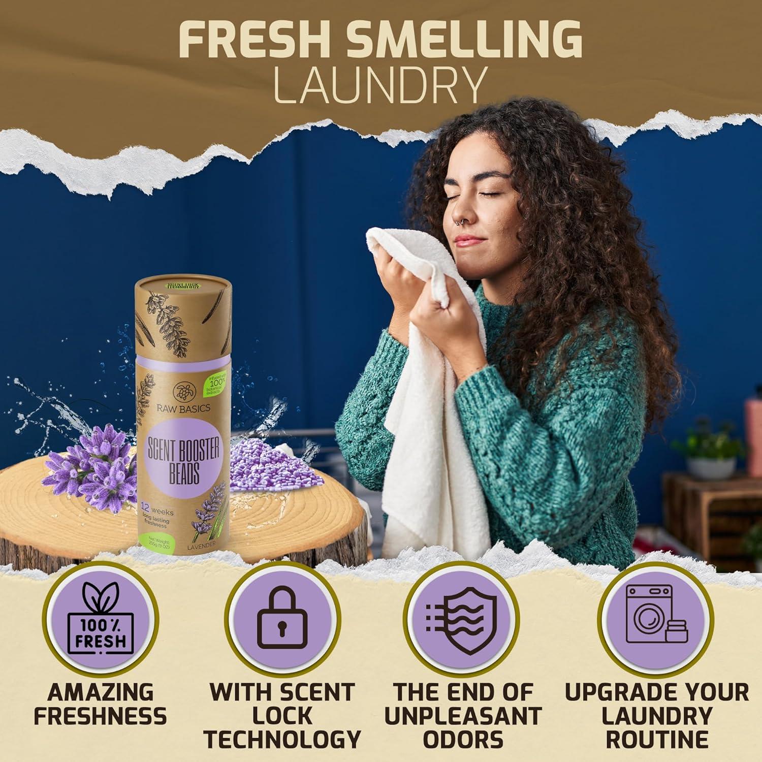 Bolas Aumentadoras de Aroma a Lavanda Raw Basics 254g