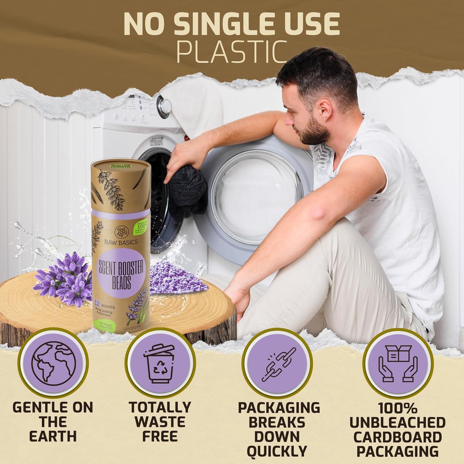 Bolas Aumentadoras de Aroma a Lavanda Raw Basics 254g