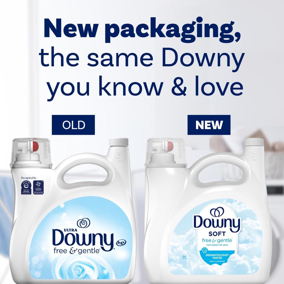 Suavizante de Tela Downy Free & Gentle 4.14 L Hipoalergénico