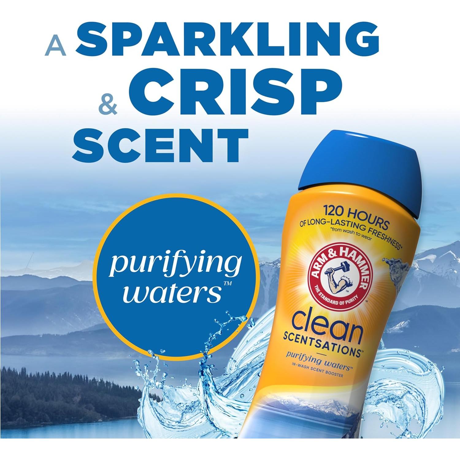 Aumentador de Aroma para Ropa ARM & HAMMER 1270 g Aguas Purificadoras