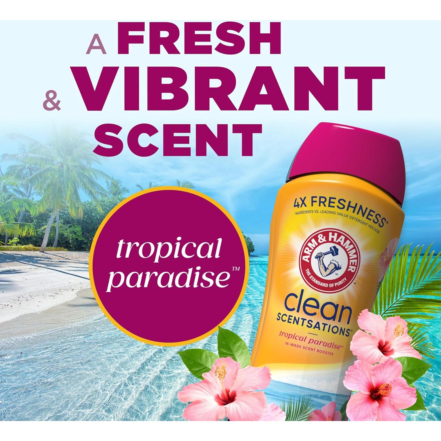 Aumentador de Aroma para Lavado ARM & HAMMER 45 Oz Paraíso Tropical