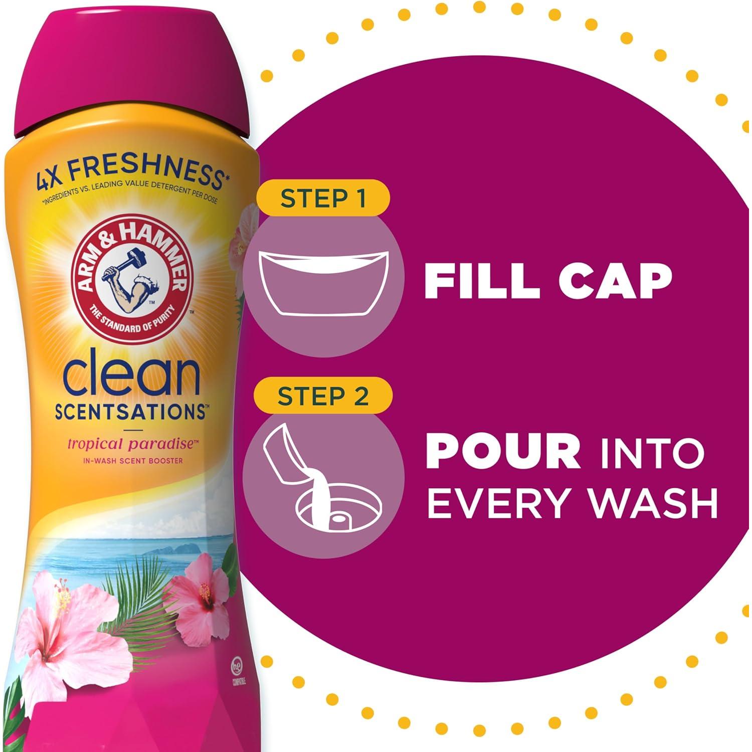 Aumentador de Aroma para Lavado ARM & HAMMER 45 Oz Paraíso Tropical