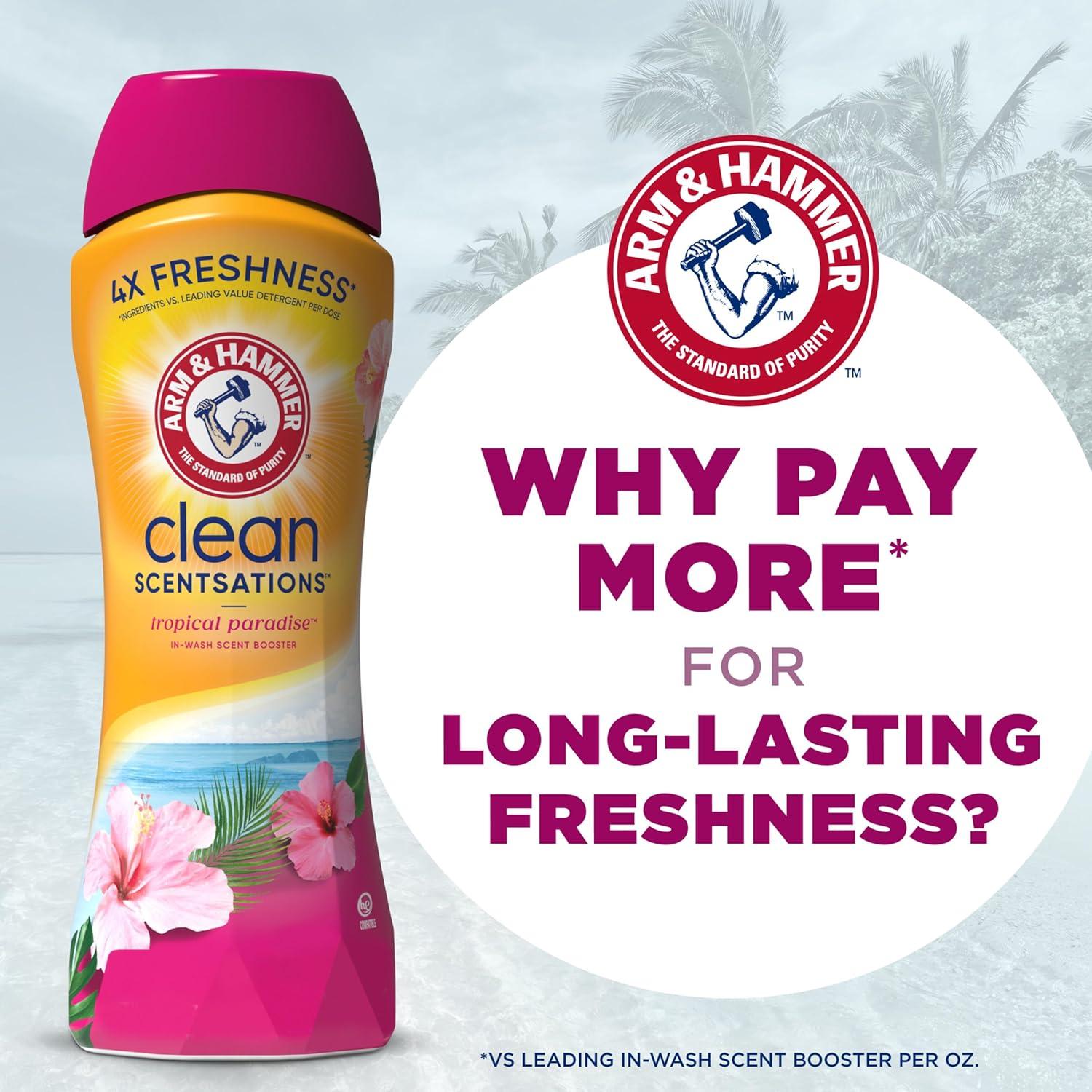 Aumentador de Aroma para Lavado ARM & HAMMER 45 Oz Paraíso Tropical