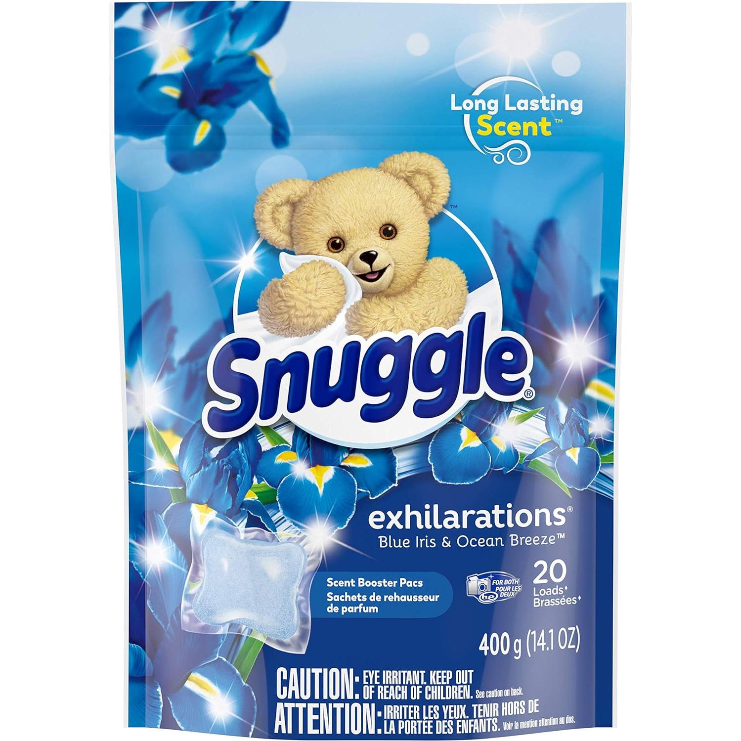 Aumentador de Aroma Snuggle Iris Azul 20 Pacs 0.45kg