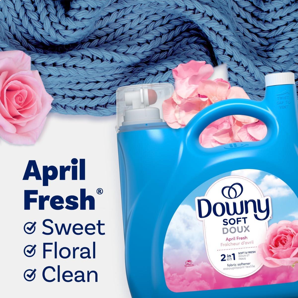Suavizante de Telas Líquido Downy 4.14 L Aroma Fresco de Abril
