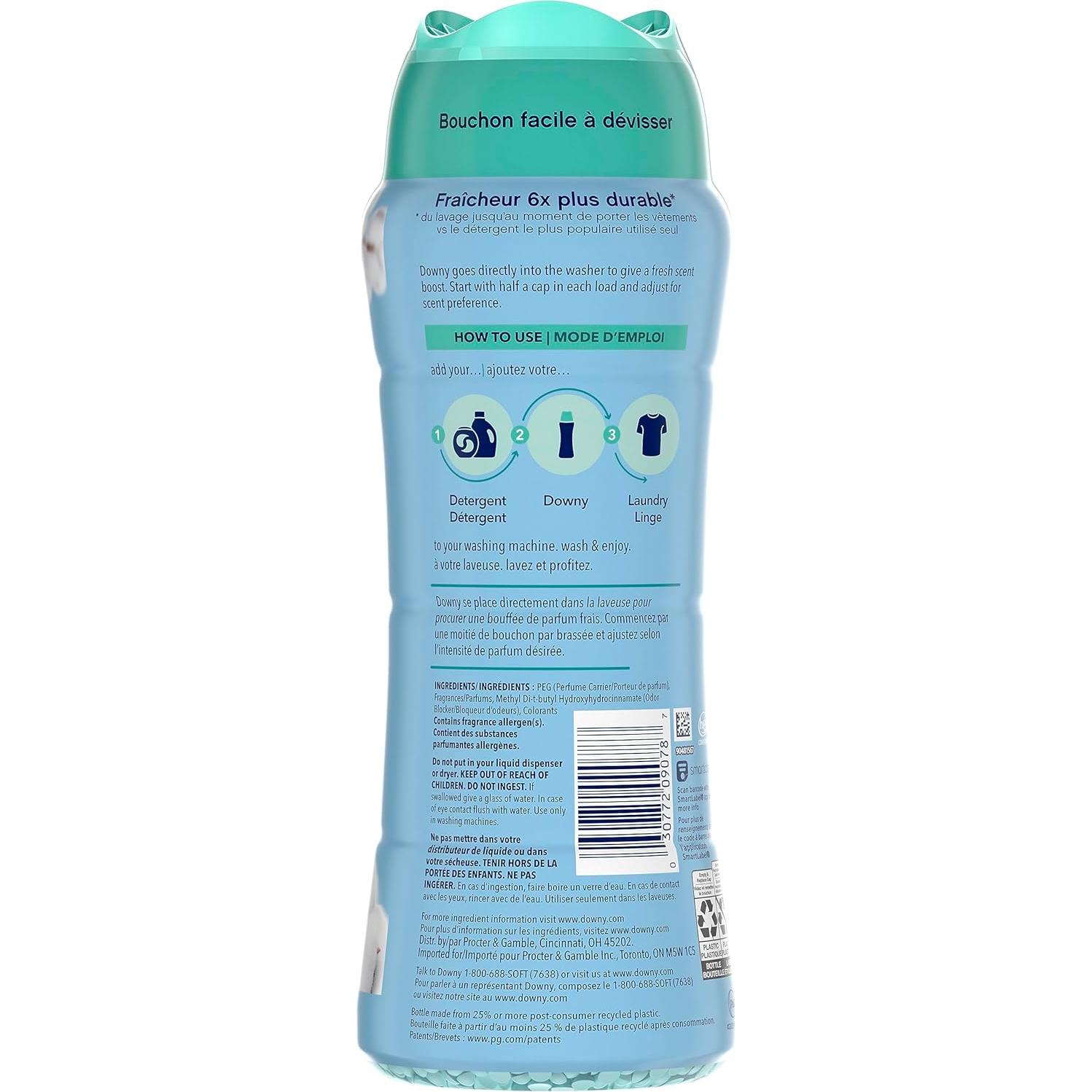 Perlas Aumentadoras de Aroma Downy 518 g Algodón Fresco