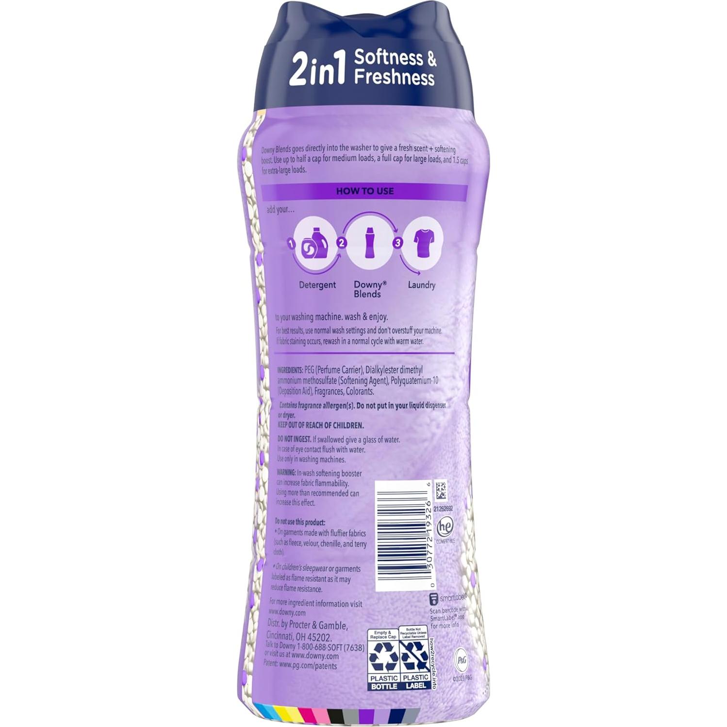 Perlas Aumentadoras de Suavidad y Fragancia Downy 2-en-1 694g Peonía