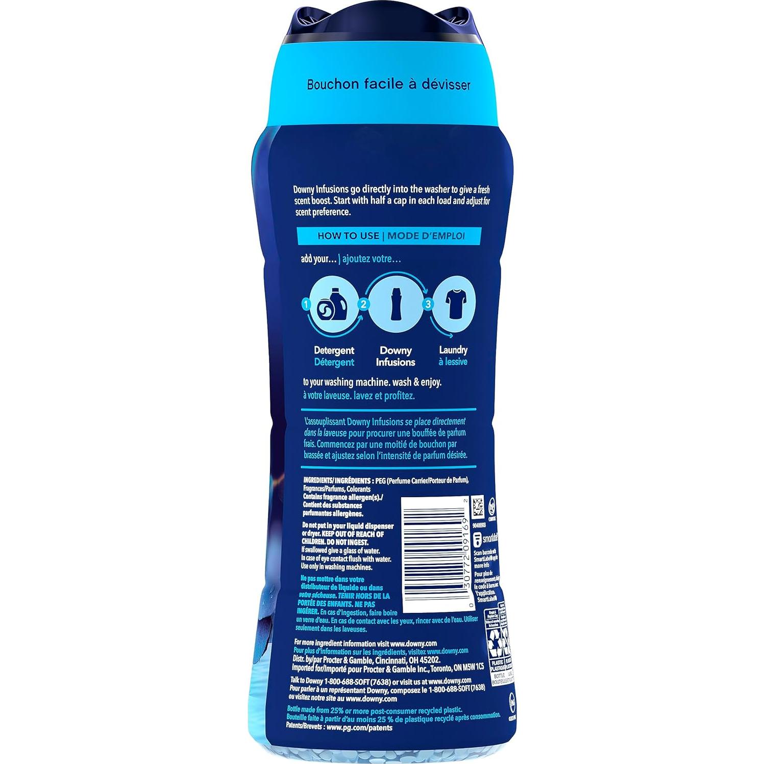 Perlas Aumentadoras de Aroma Downy Infusions BALANCE 518 g