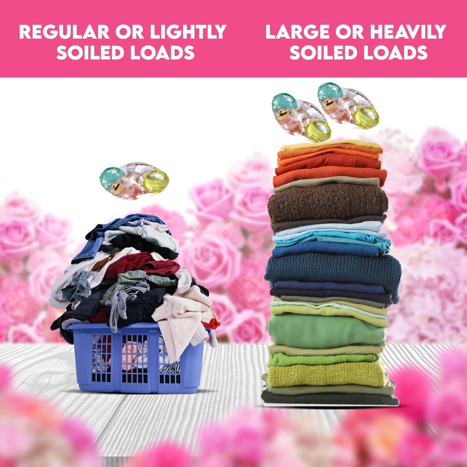 Cápsulas de Lavandería WBM Home 24 Unidades Aroma Rosa