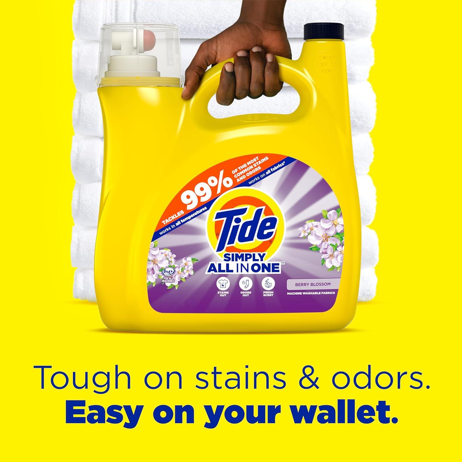 Detergente Líquido Tide Simply Aroma a Flor de Baya 5.38L