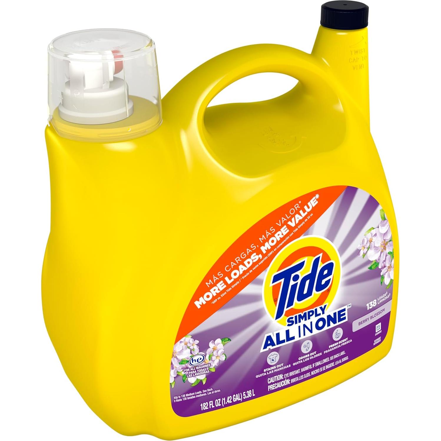 Detergente Líquido Tide Simply Aroma a Flor de Baya 5.38L