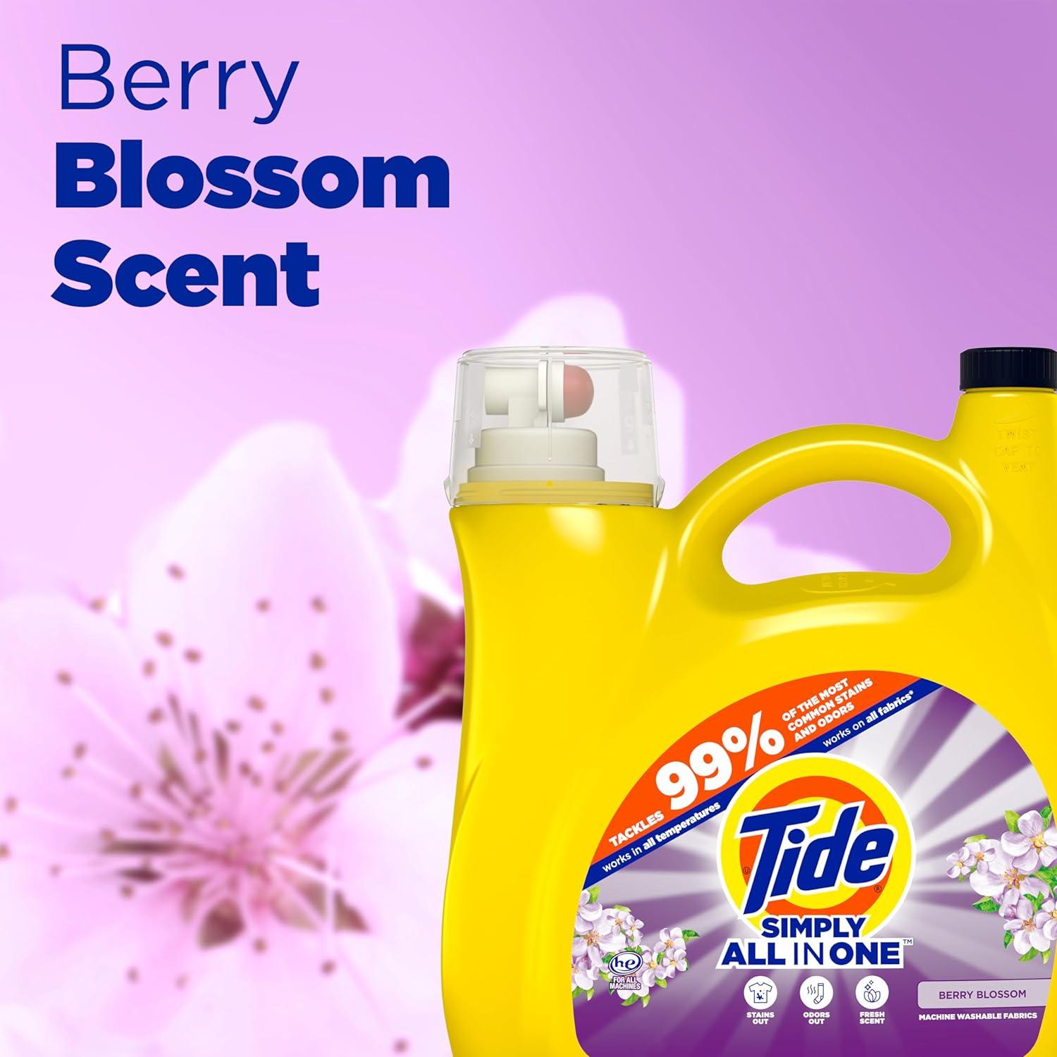 Detergente Líquido Tide Simply Aroma a Flor de Baya 5.38L