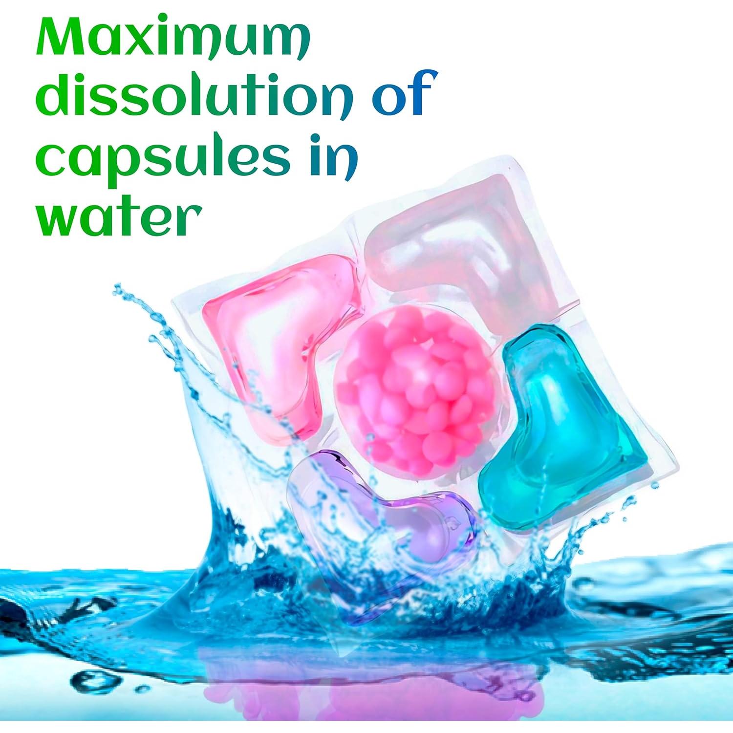 Cápsulas de Lavandería Eco Fresh 5-en-1 - 100 Unidades Aroma Floral