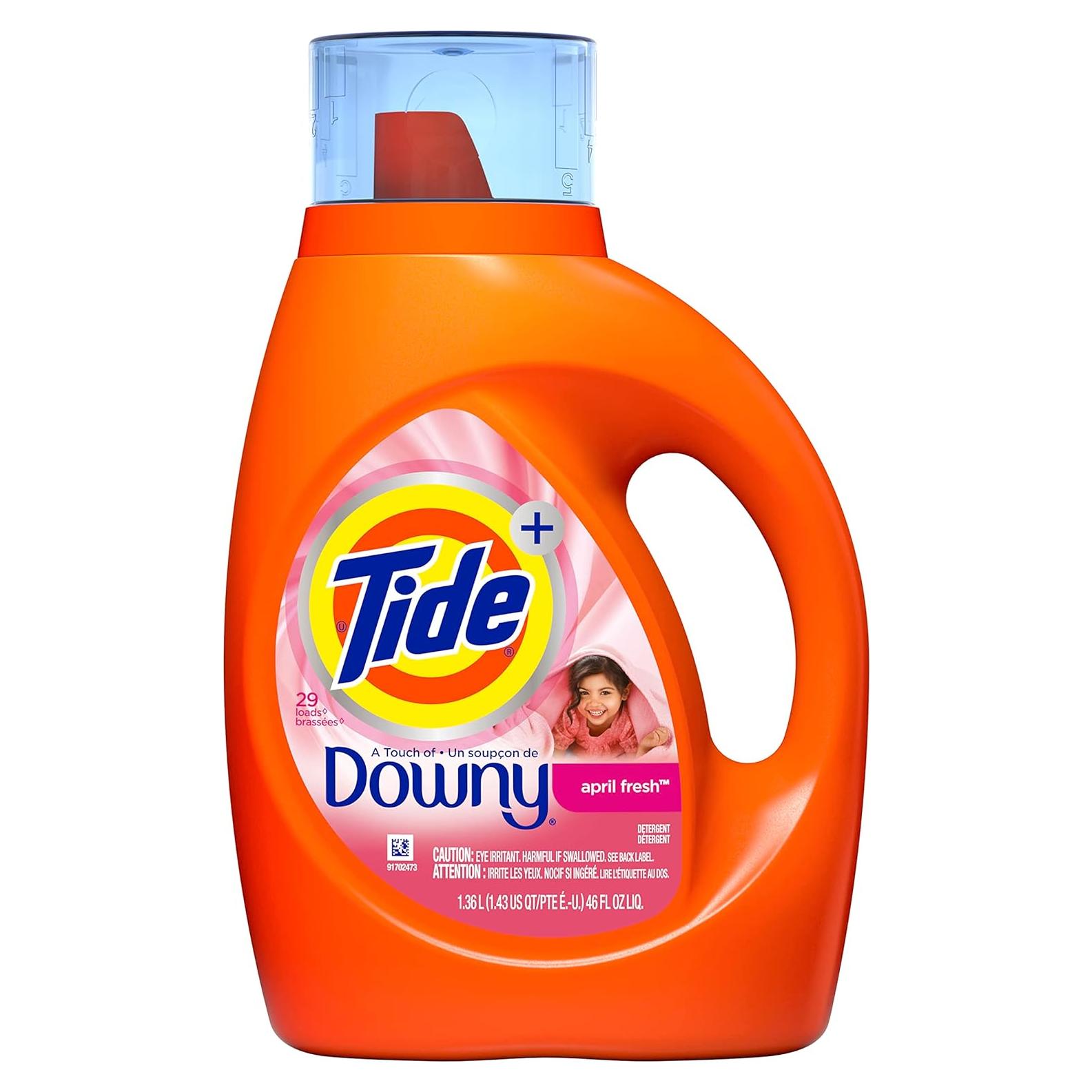 Detergente Líquido Tide + Downy 1.36 L Fresco de Abril