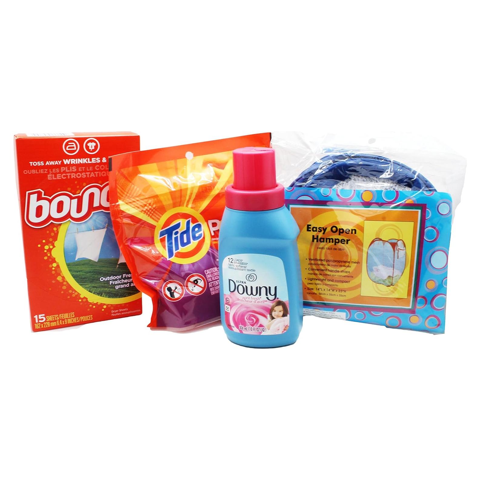 Kit de lavandería Omega Market con detergente y suavizante