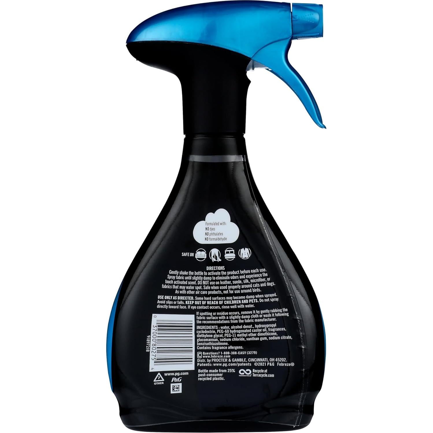 Febreze Unstopables Touch Spray Tela Eliminador Olores Brisa 478ml