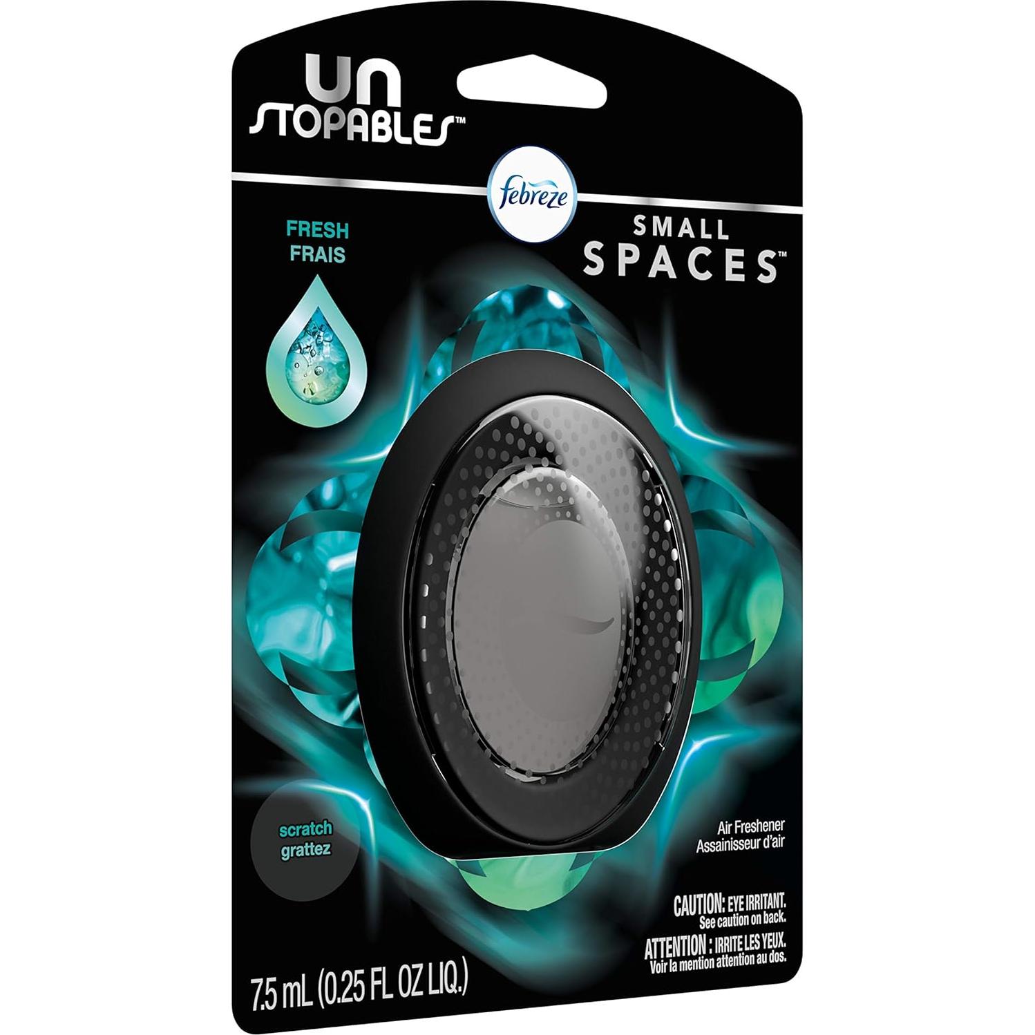 Ambientador Febreze Small Spaces Unstopables Fresco 1 unidad