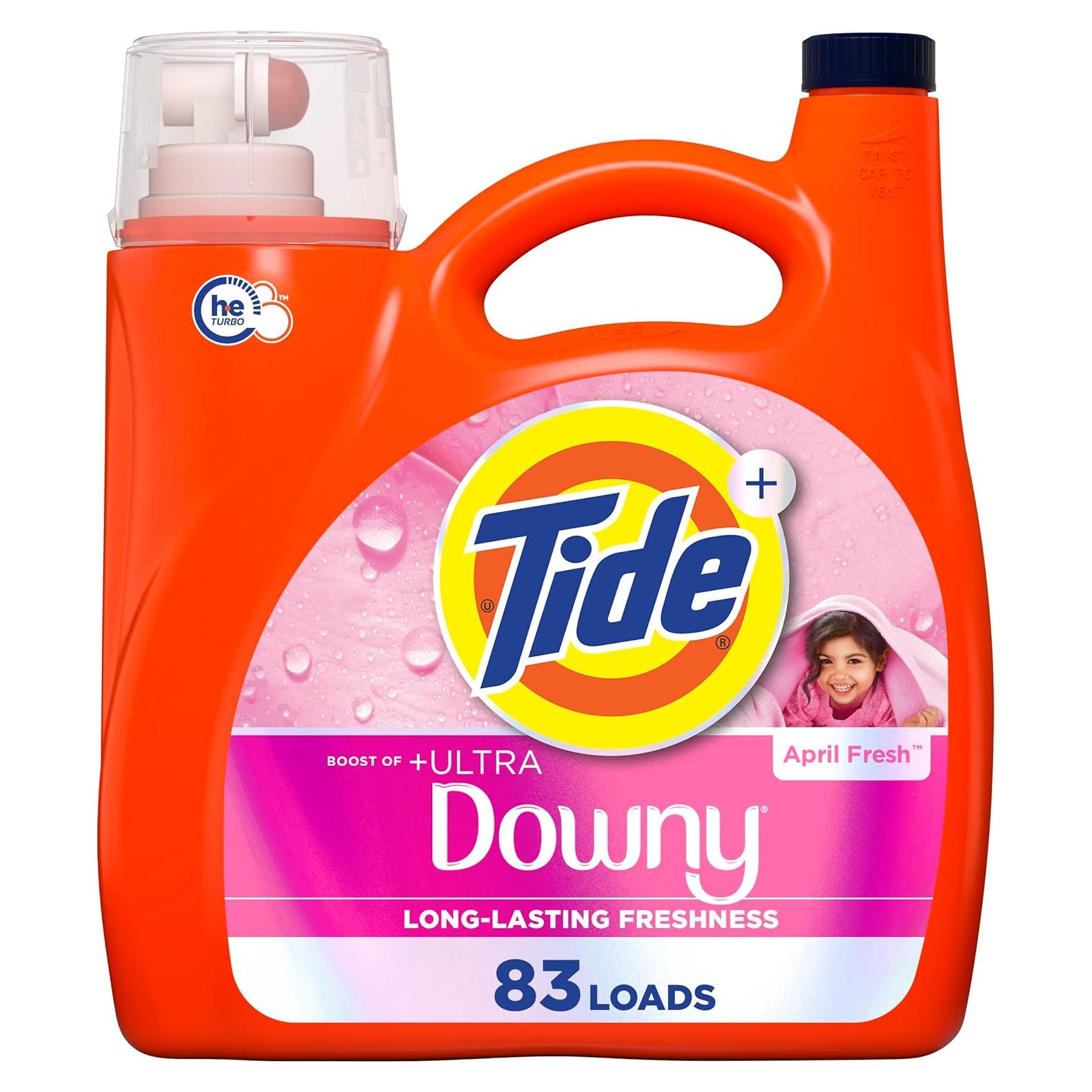 Detergente Líquido Tide Plus Boost Ultra Downy 3.47 L Aroma Fresco de Abril