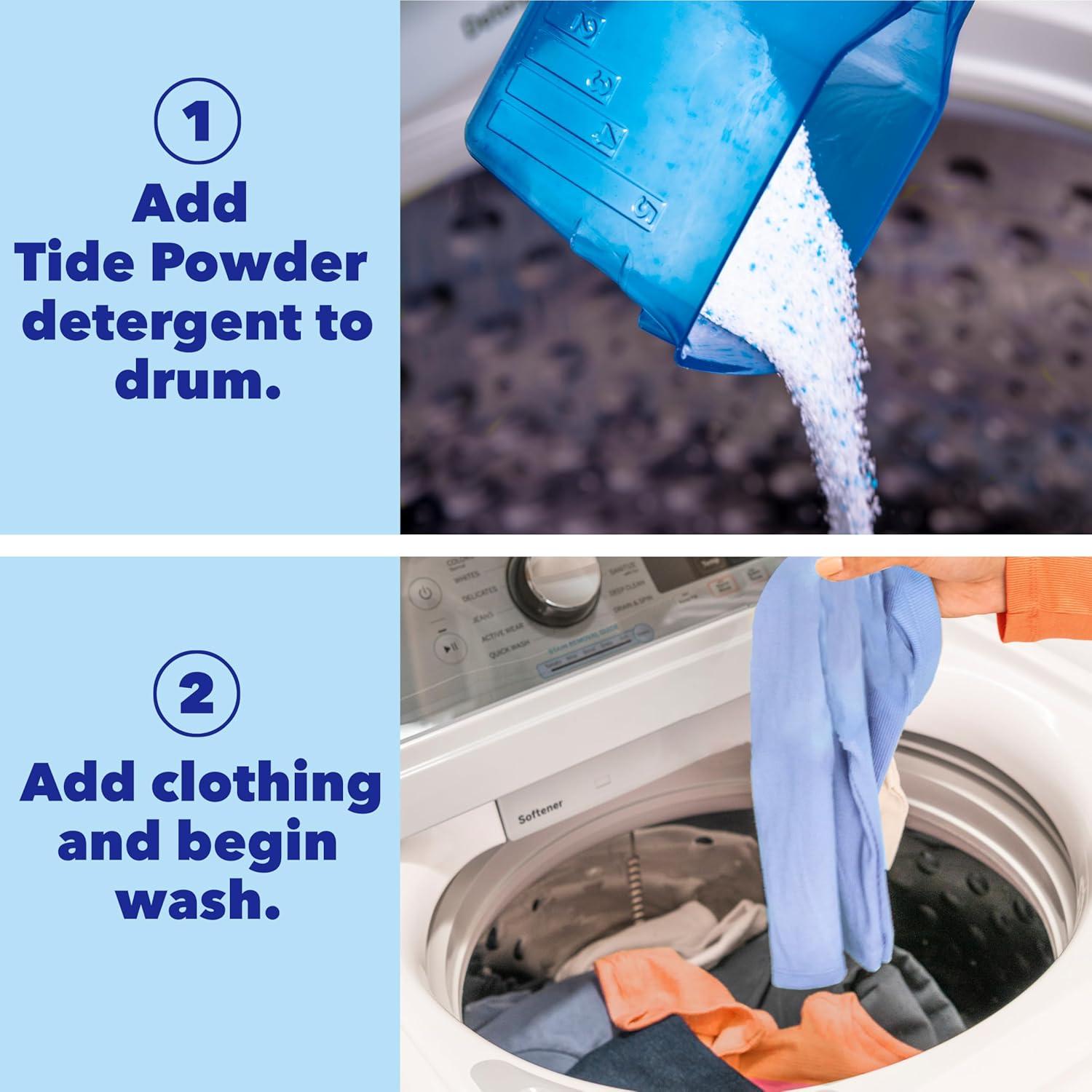 Detergente en Polvo Tide Limpio y Suave 2.18 kg para Ropa