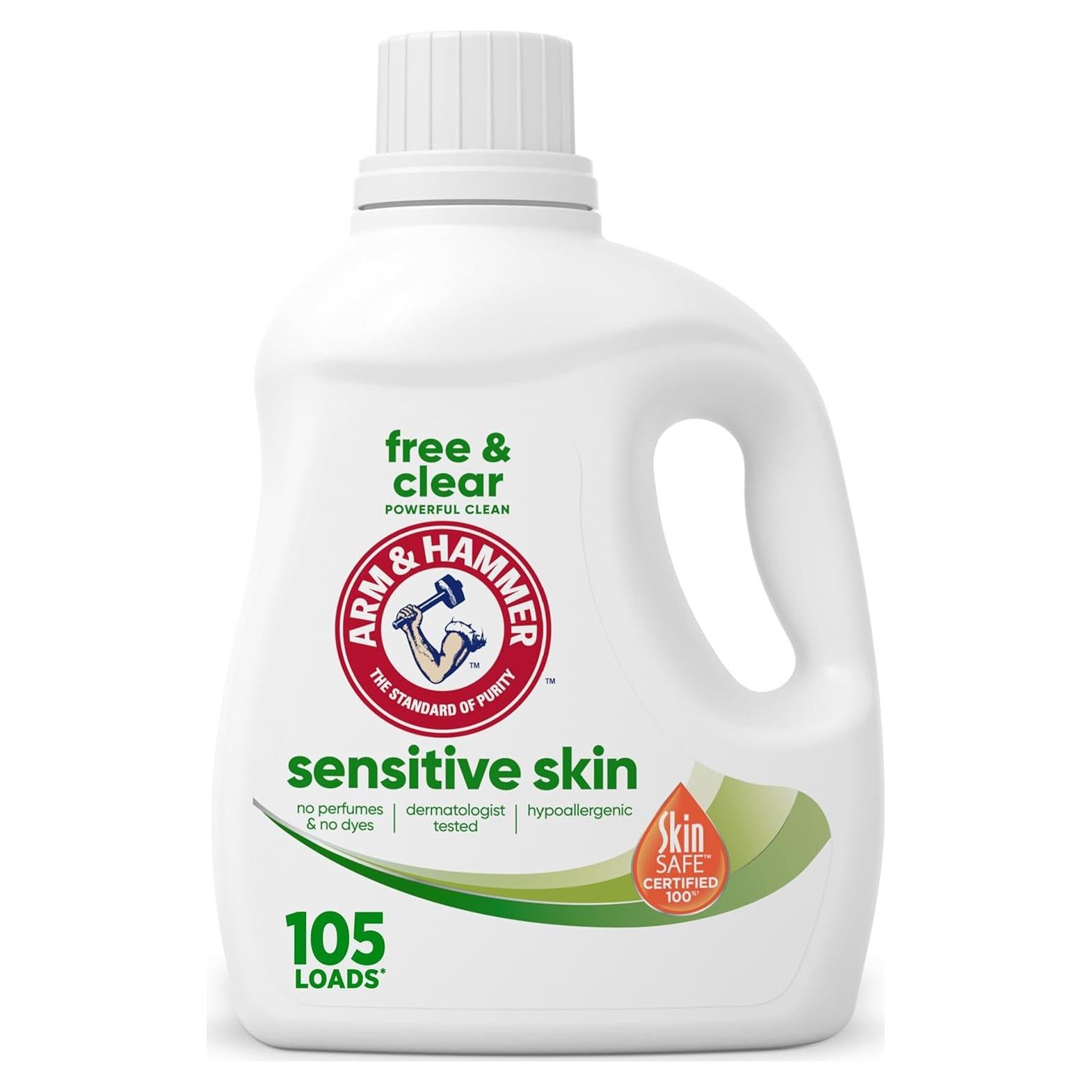 Detergente Líquido para Ropa ARM & HAMMER 3.1 L Piel Sensible