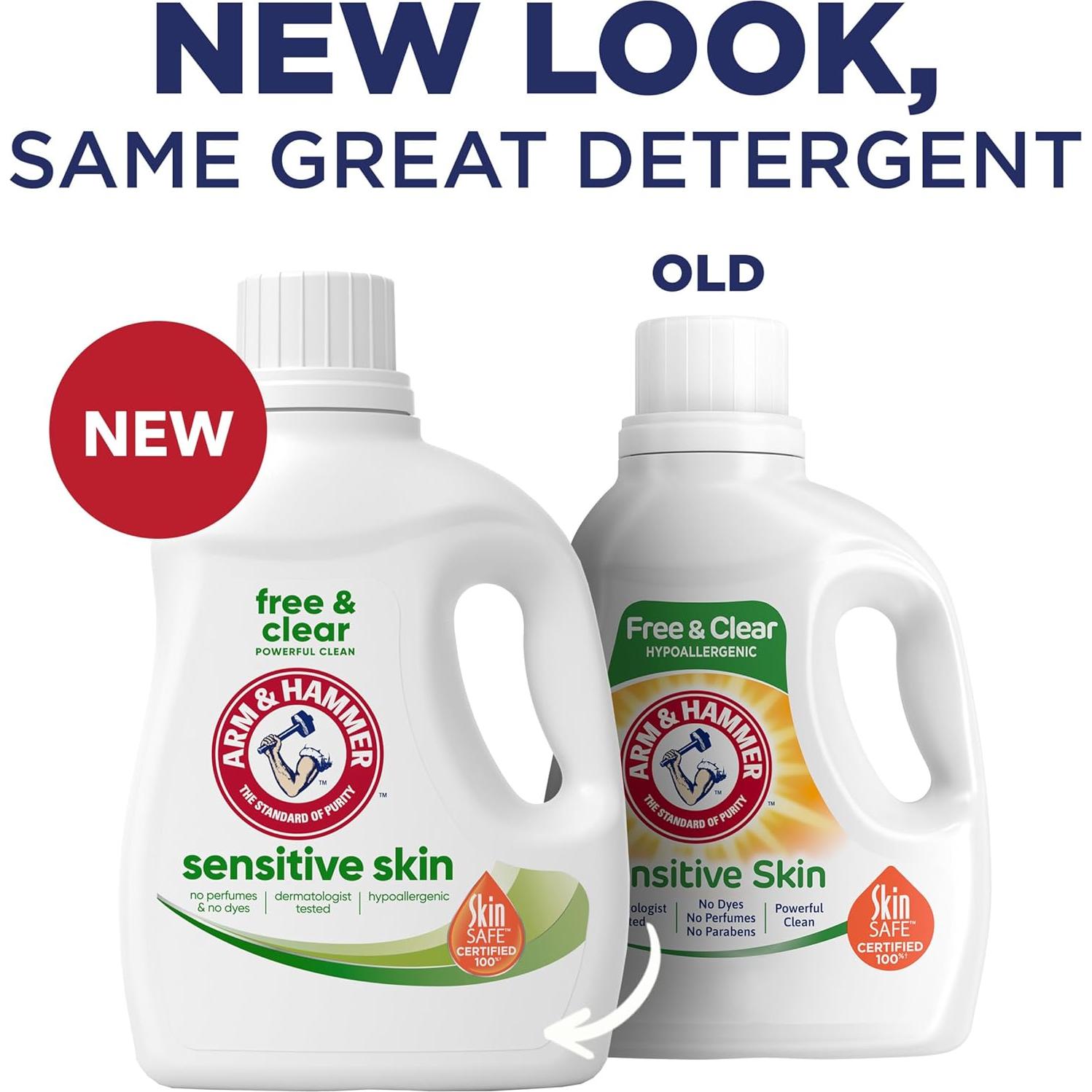 Detergente Líquido para Ropa ARM & HAMMER 3.1 L Piel Sensible