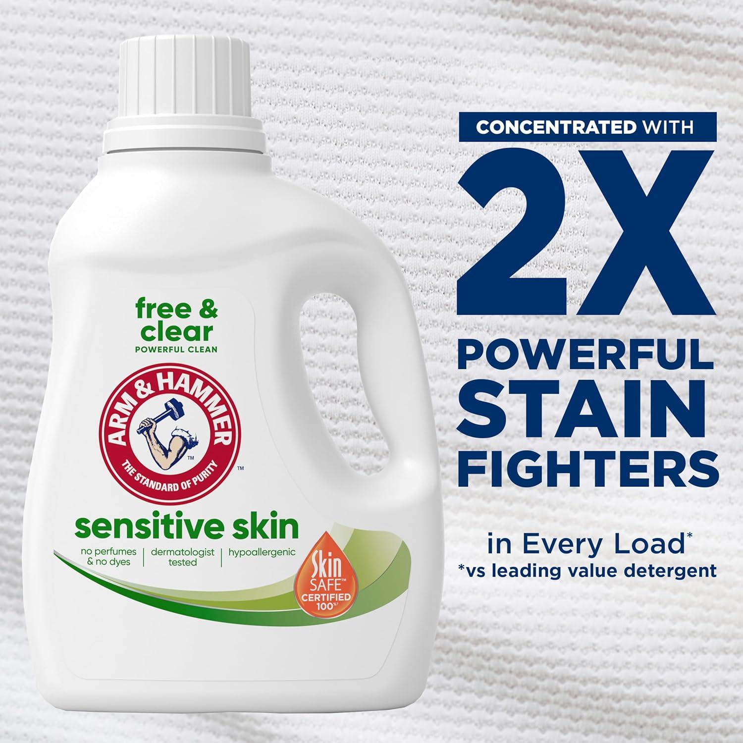 Detergente Líquido para Ropa ARM & HAMMER 3.1 L Piel Sensible