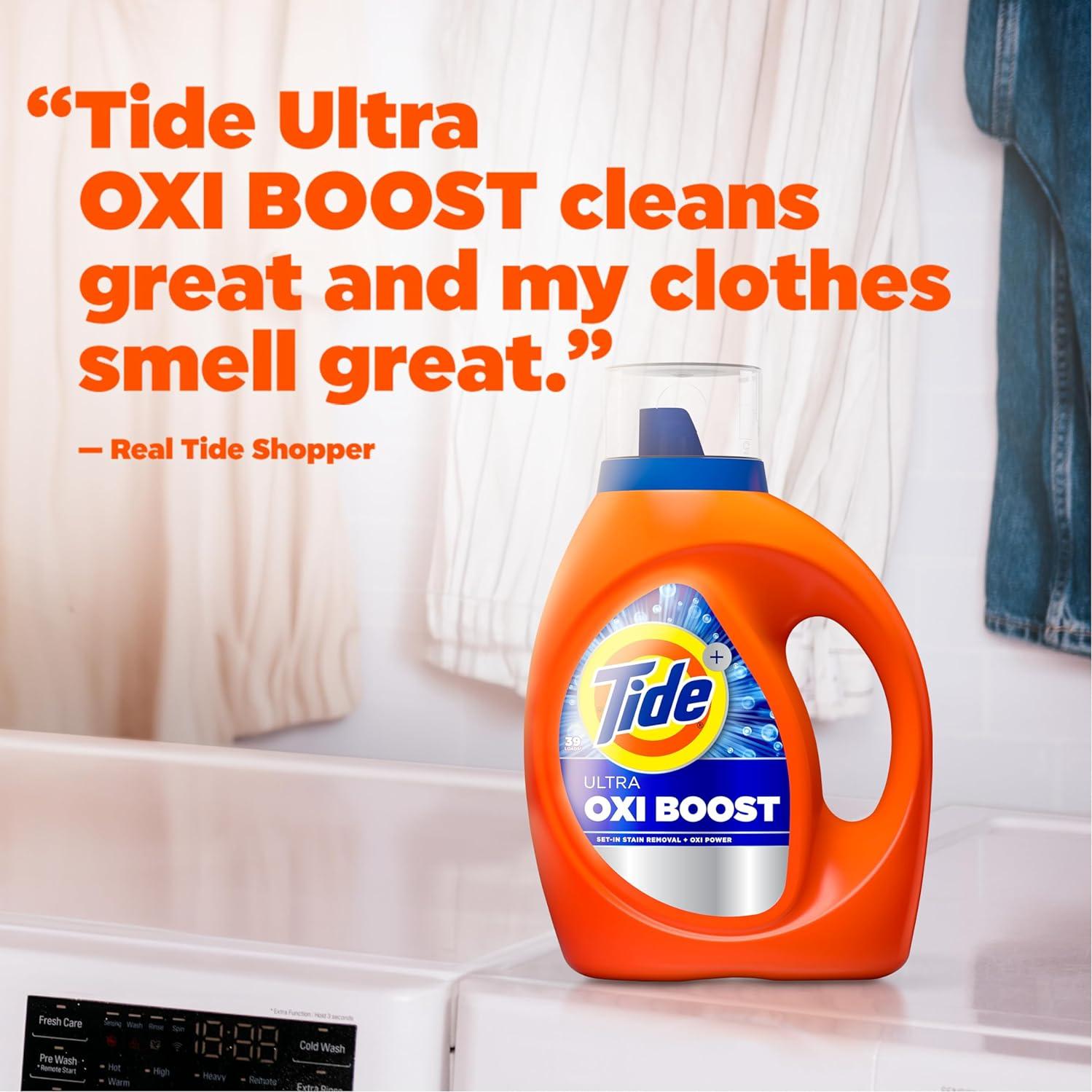 Detergente Líquido para Ropa Tide Ultra Oxi 3.92 L - 94 Lavados