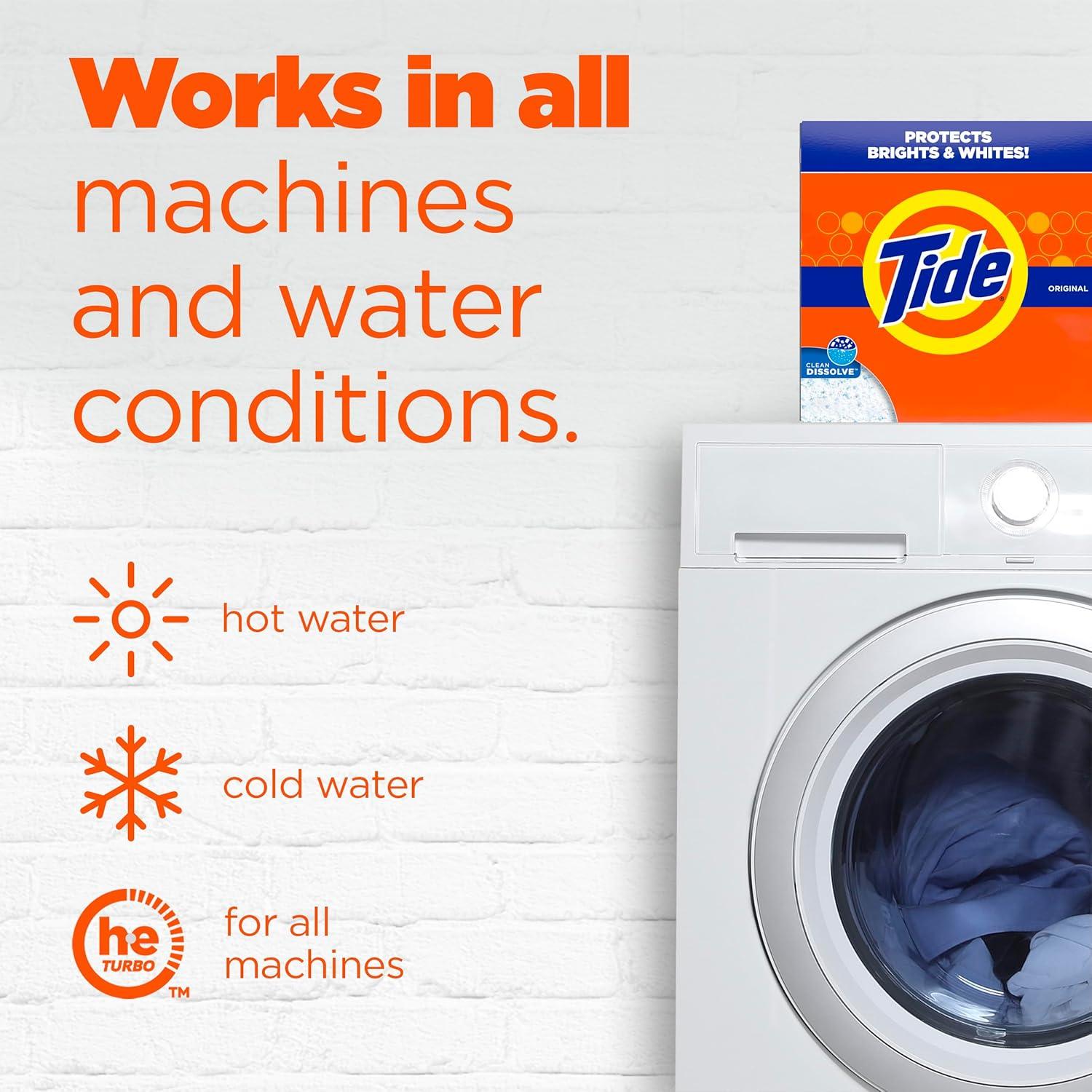 Detergente en polvo Tide Original 3.06 kg - 95 cargas