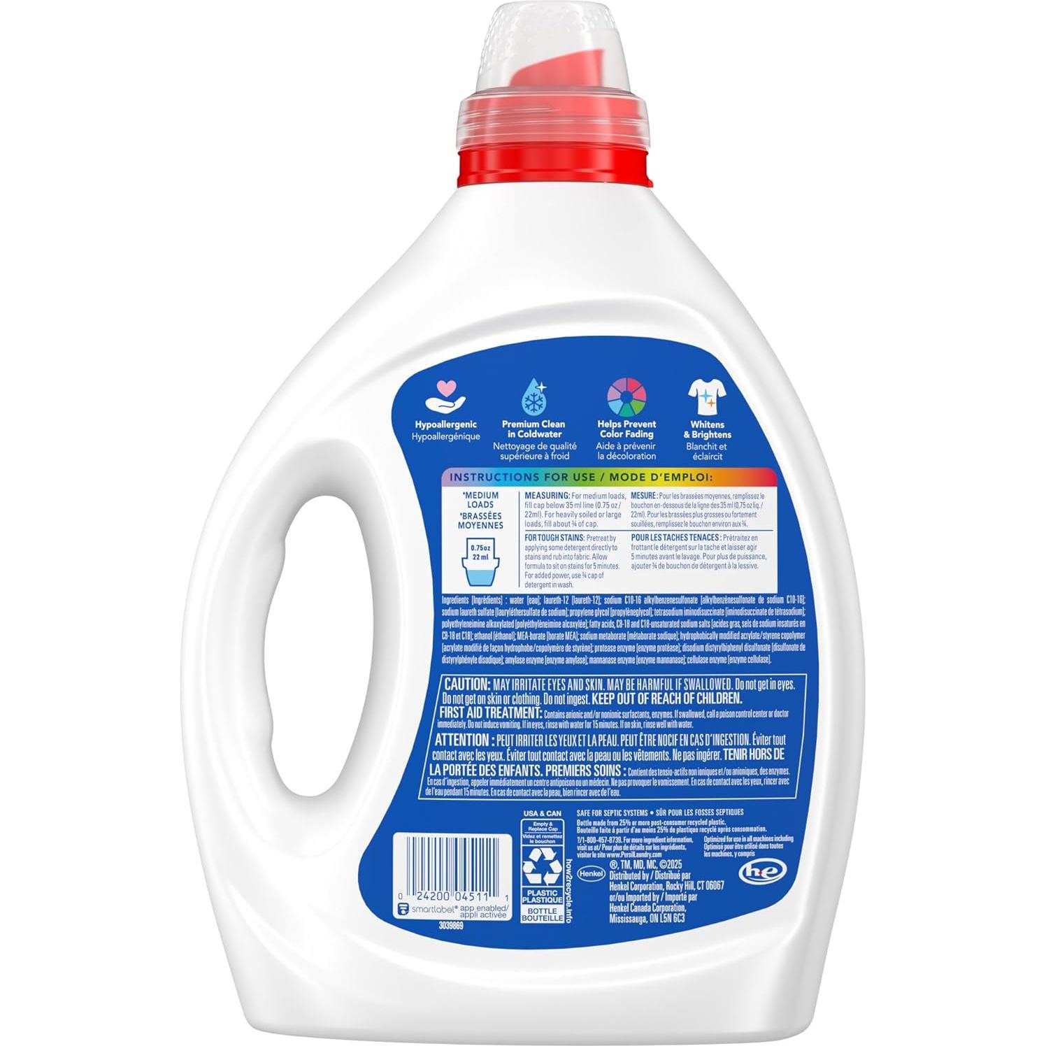 Detergente Líquido Persil Libre y Sensible 2.44 L Hipoalergénico