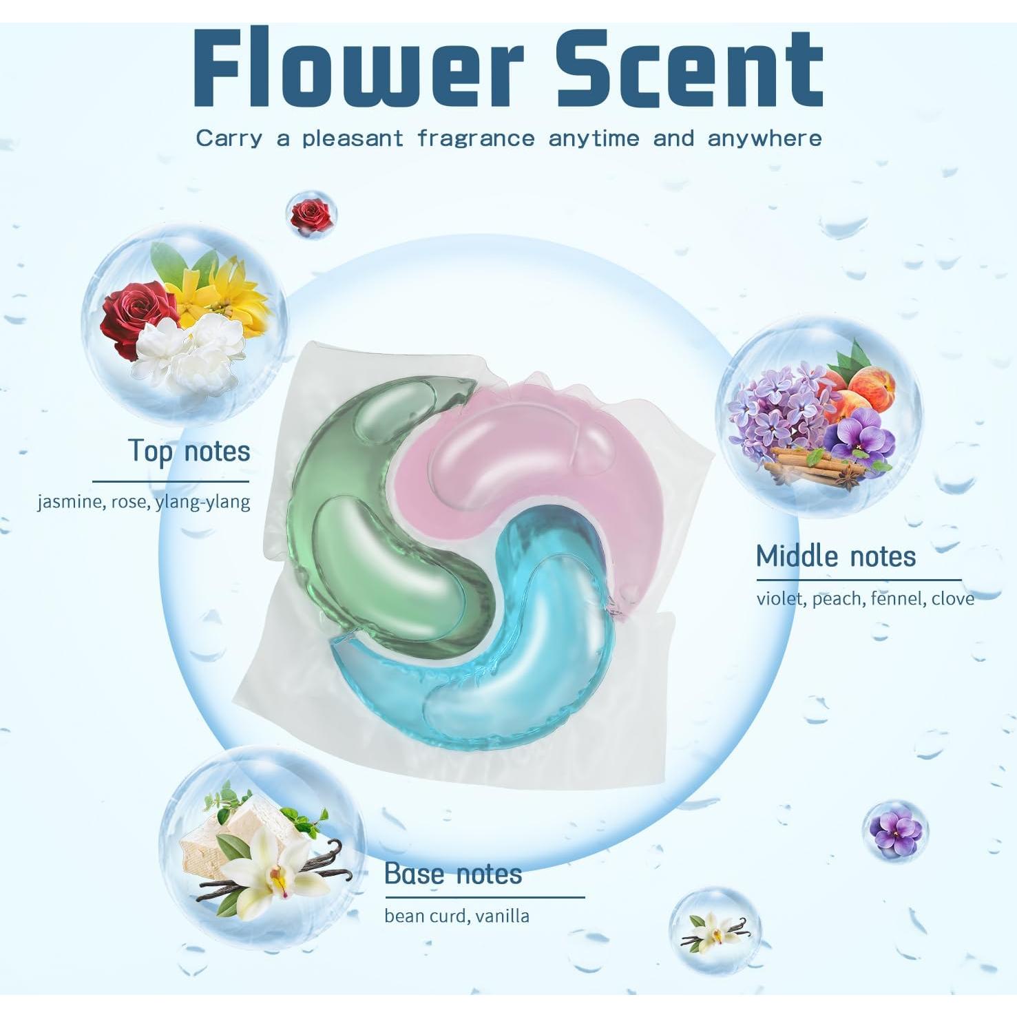 Bolsitas de Detergente para Lavandería Ikeda 30 Unidades Aroma Floral