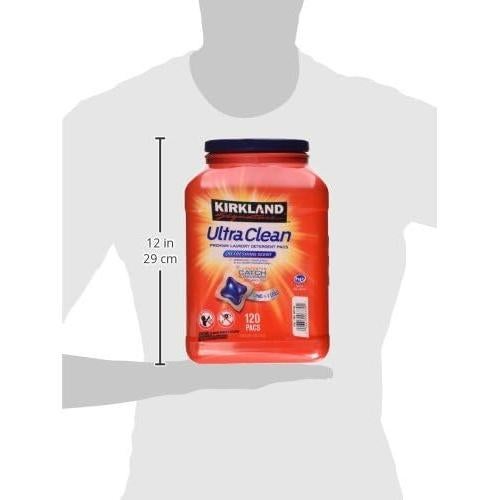 Detergente de Ropa Kirkland Signature Ultra Limpio 120 Paquetes