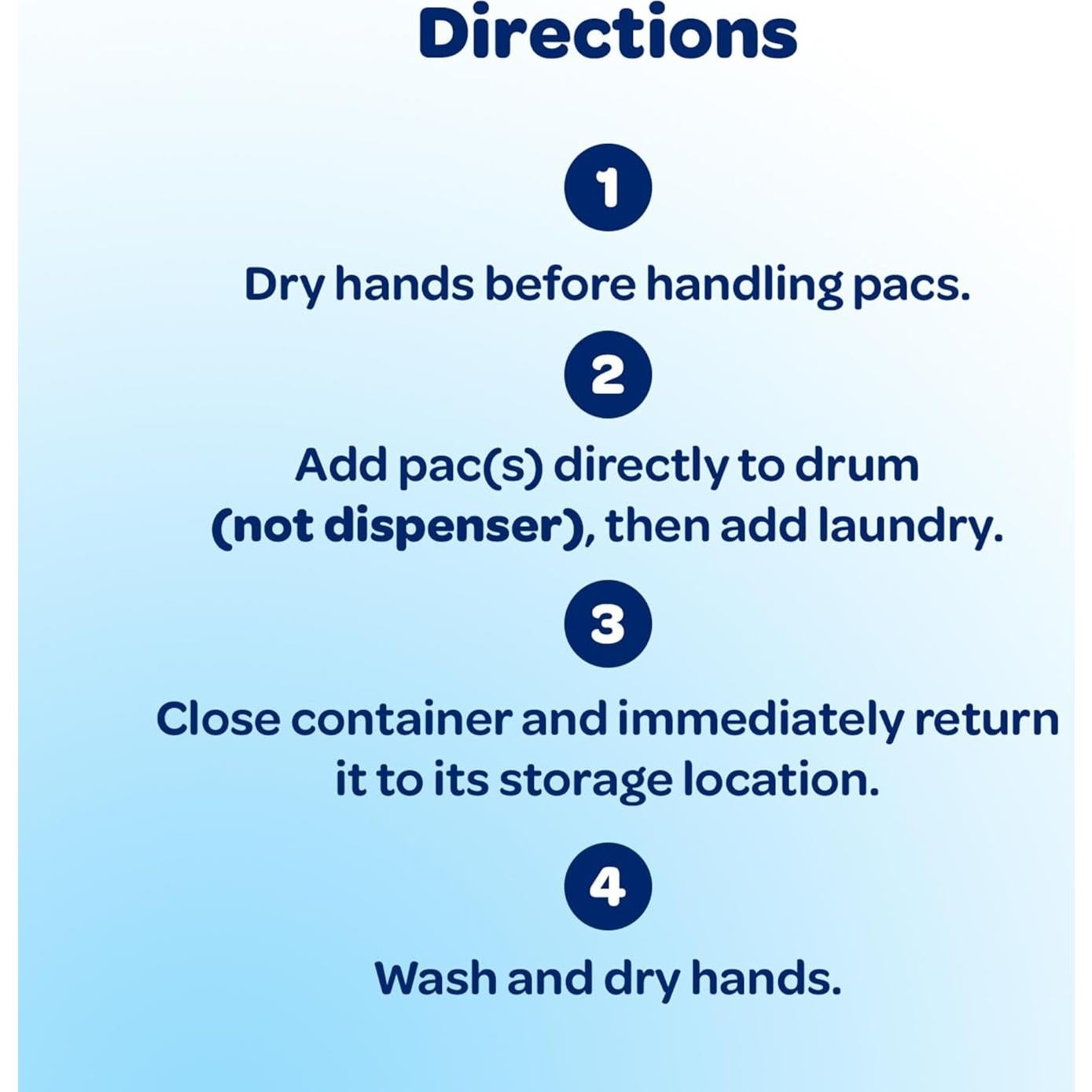 Detergente de Lavandería All Free Clear 132 Pacs Piel Sensible