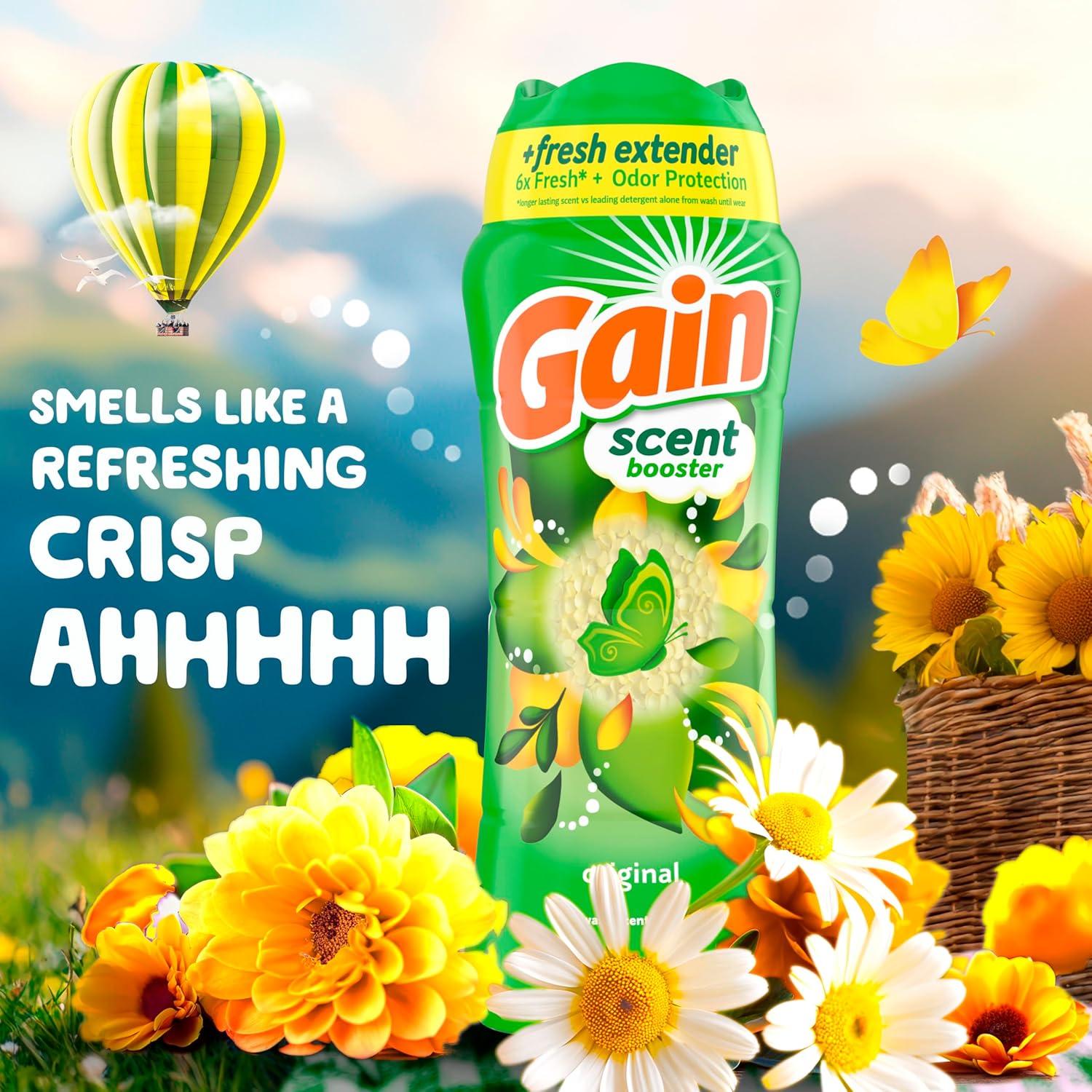 Paquete de Lavado Gain: 70 Unidades Detergente y Aroma