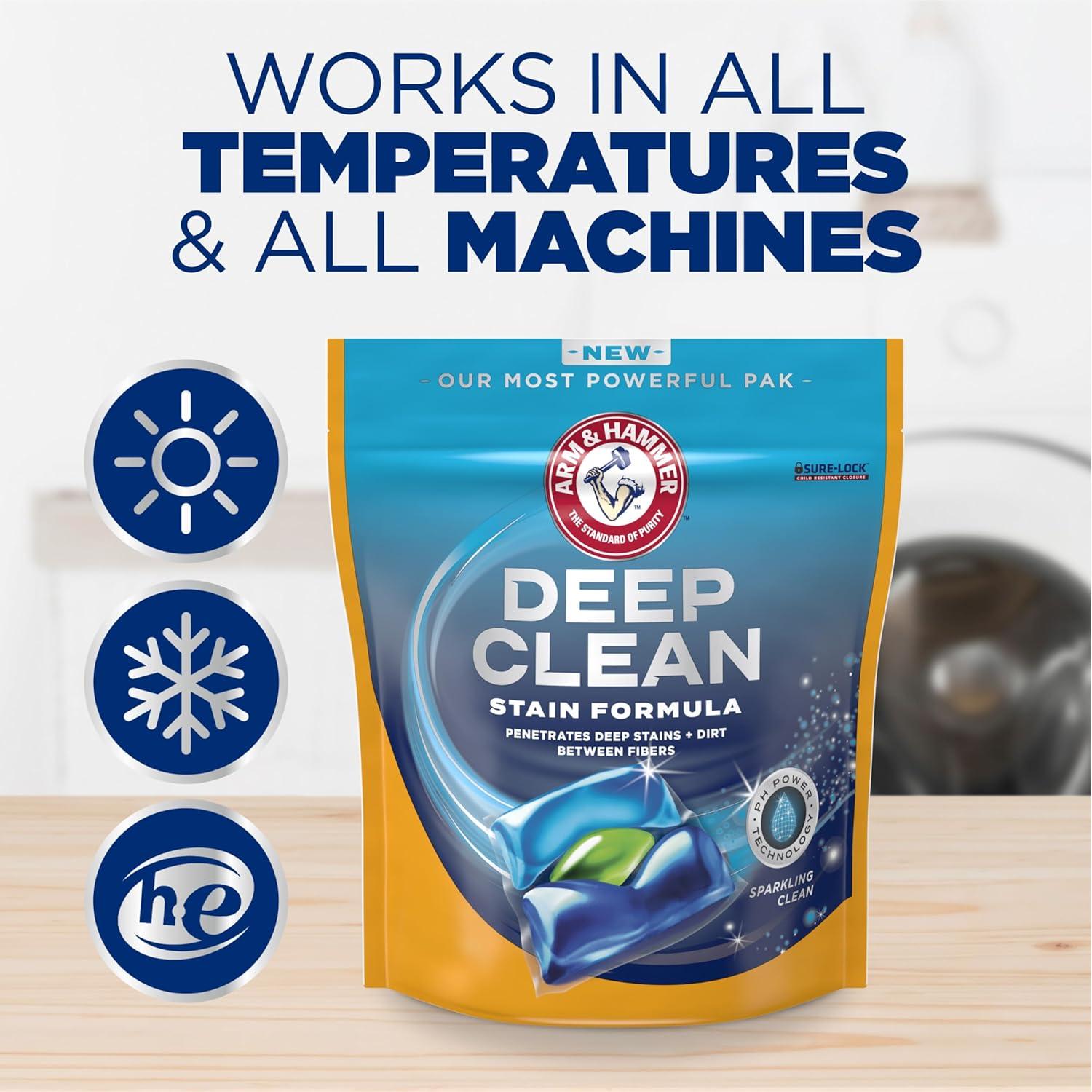 Detergente para Ropa ARM & HAMMER Power Paks 44 Cargas