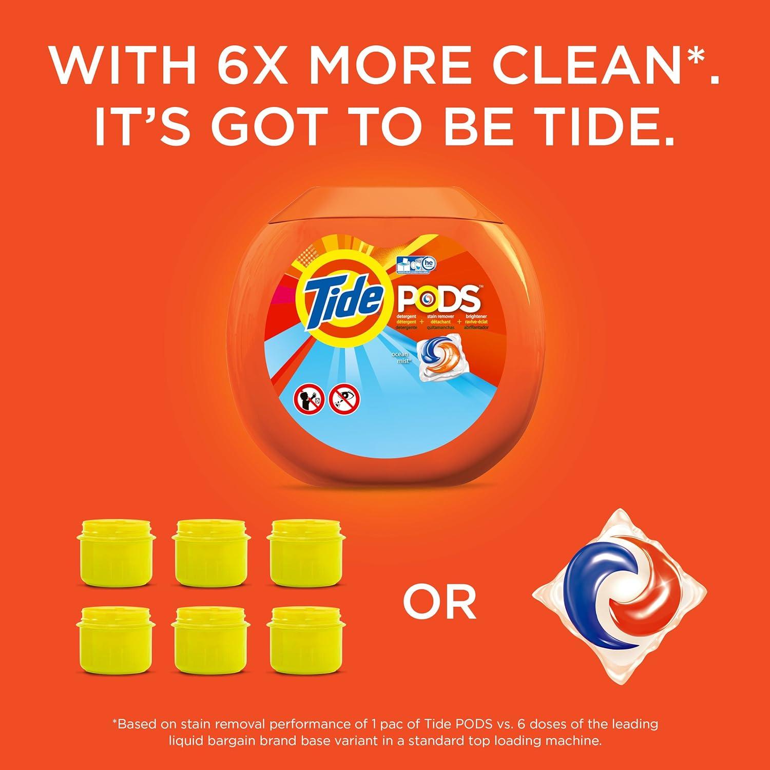 Detergente para Ropa Tide PODS Aroma a Mar 35 Unidades