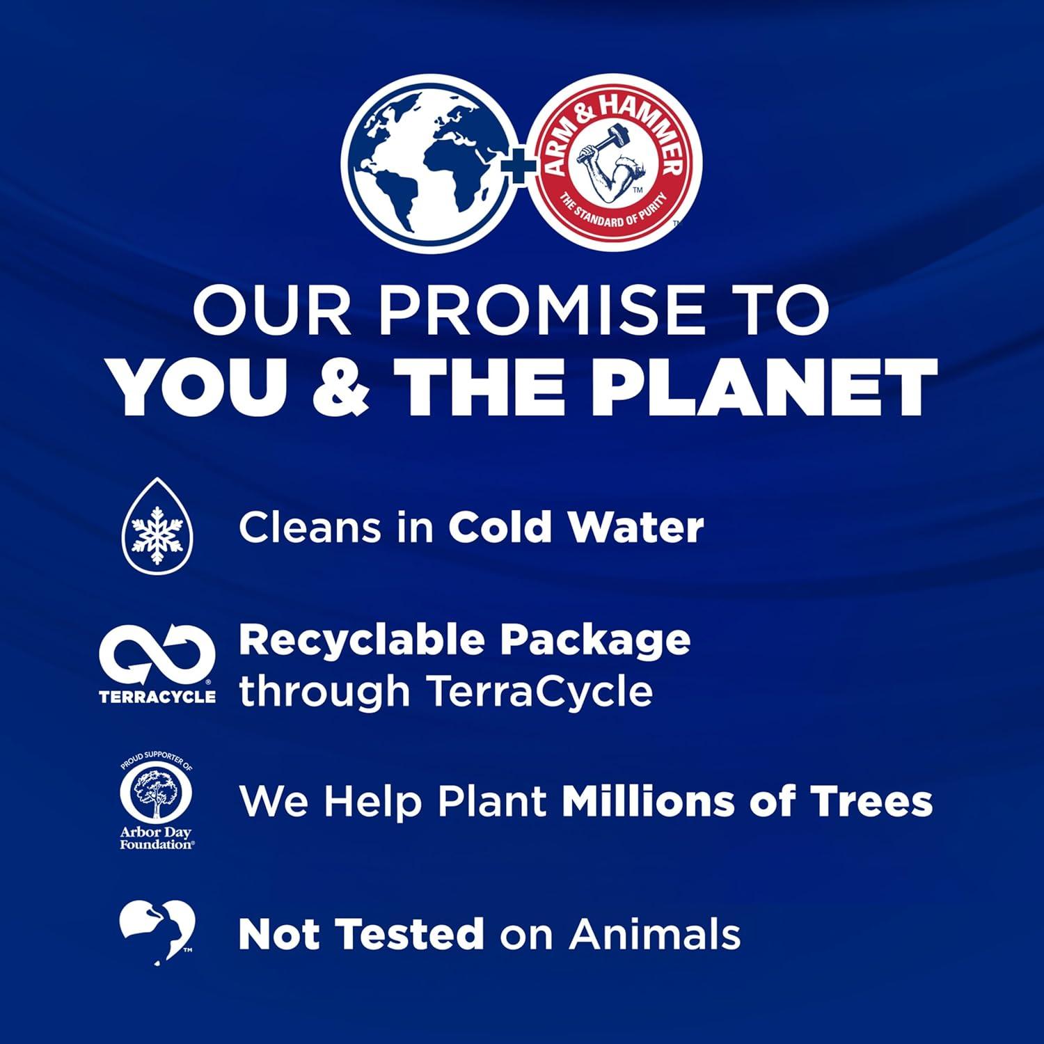 Detergente para Ropa ARM & HAMMER Plus OxiClean 42 Paquetes