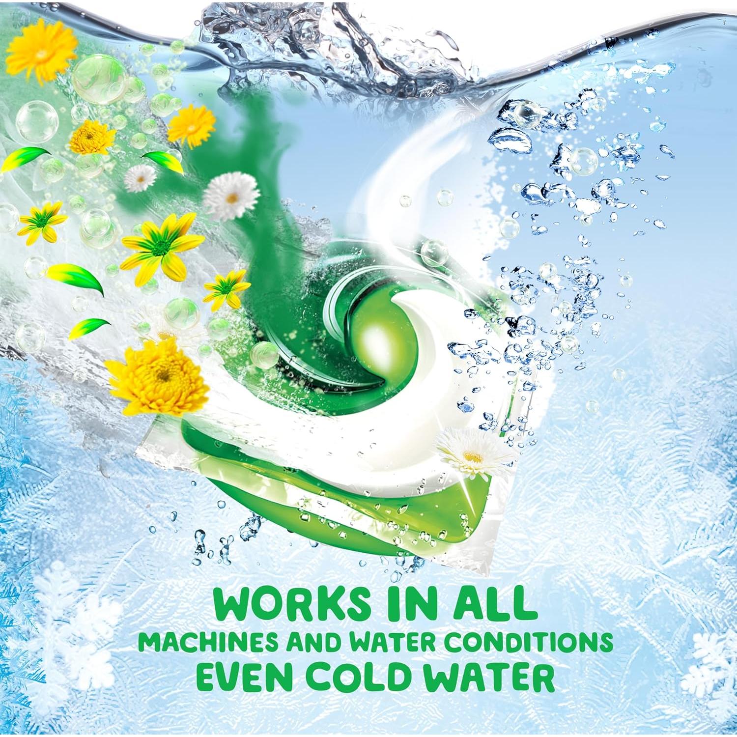 Gain Flings Jabón Detergente para Ropa Aroma Original 76 Pacs