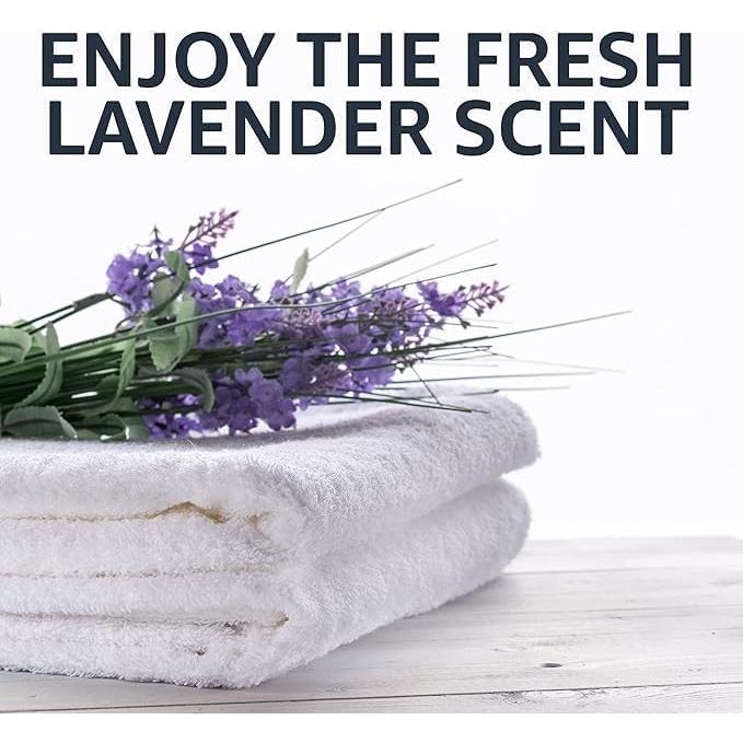 Pacs de detergente para ropa Amazon Basics 120 unidades lavanda