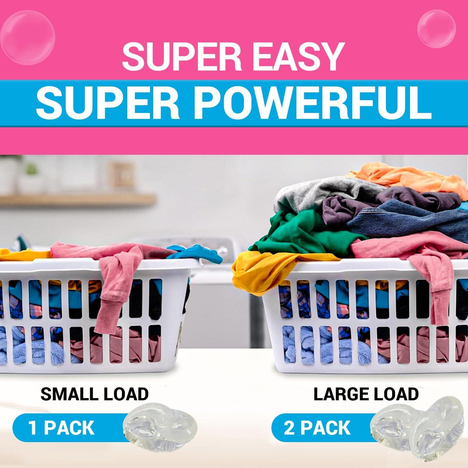 Bolsas de detergente WBM Home 128 unidades sin fragancia