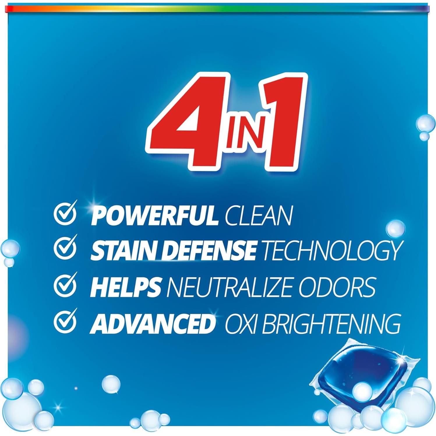 Detergente para Ropa Purex 4-en-1 Oxi Power 56 Cargas