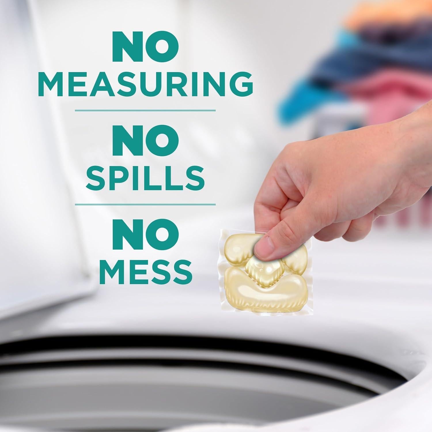 Detergente de Ropa ARM & HAMMER 44 Paks Concentrado Libre de Fragancias