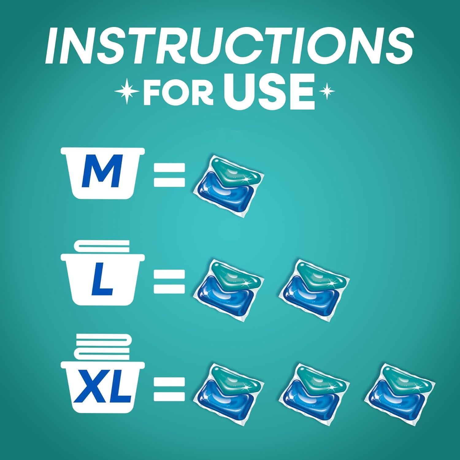 Detergente Persil Ultra Pacs Limpieza Ropa Deportiva 32 Unidades