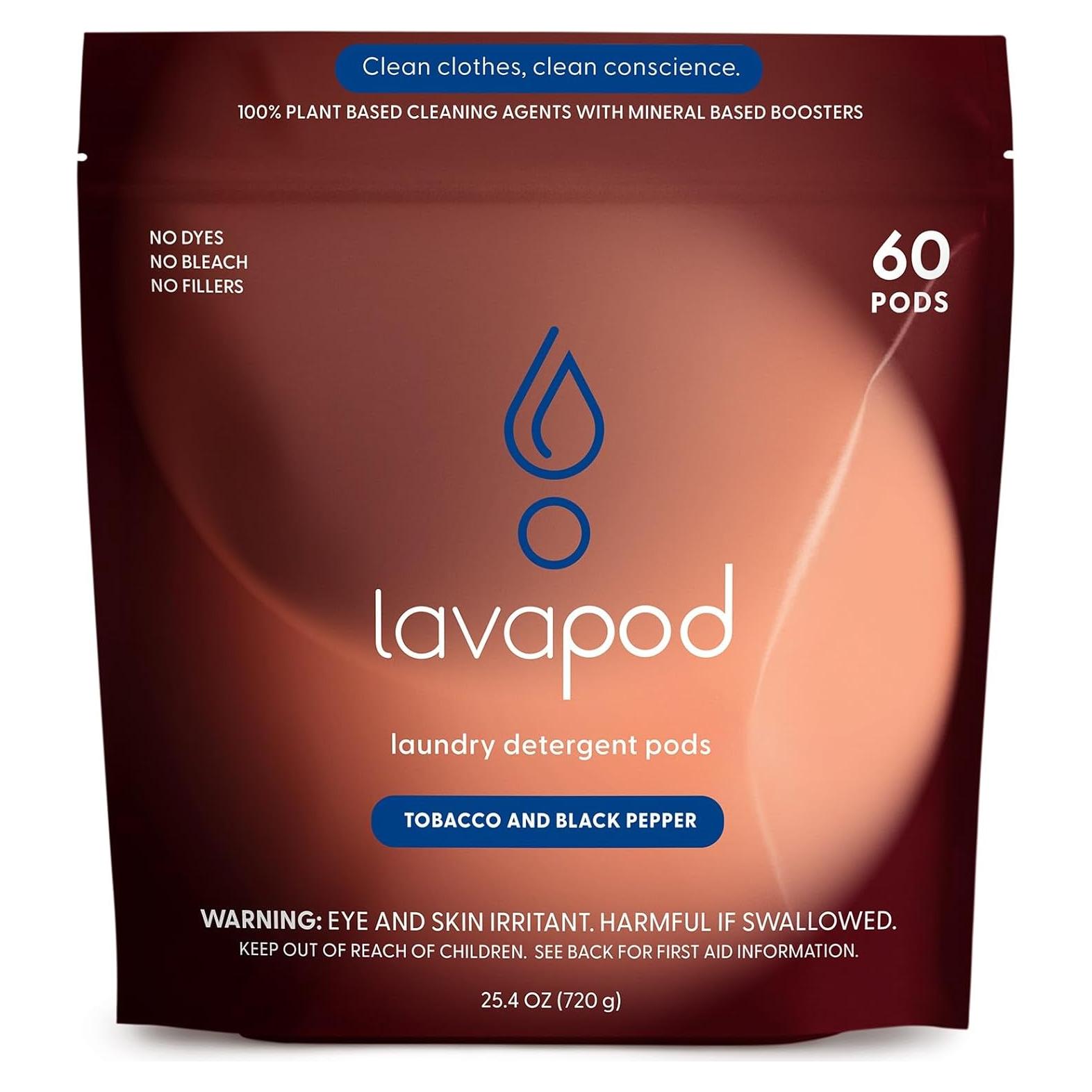 Cápsulas de Lavado Lavapod - Detergente Ecológico 60 Unidades