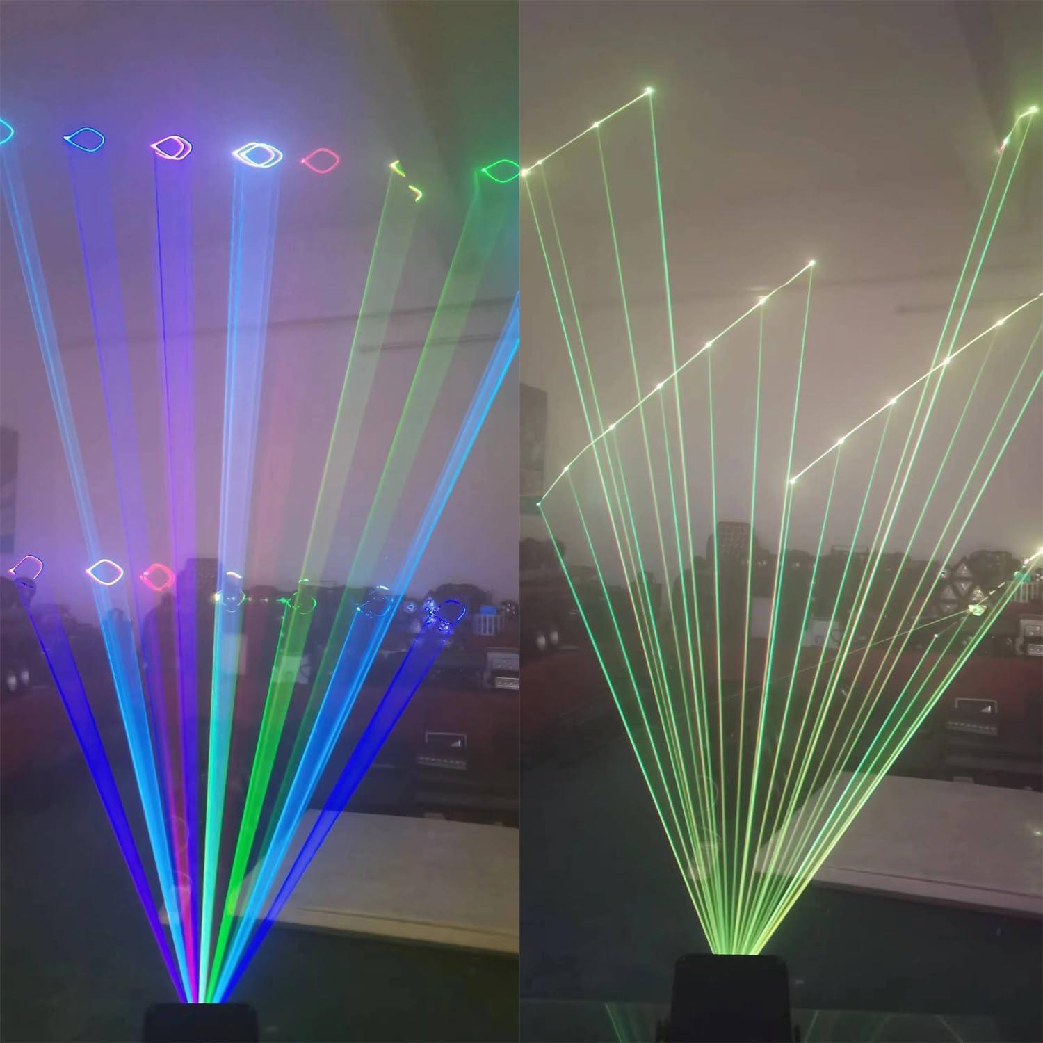 Luz de Efecto RGB JUNMAN 2W 2000mW para DJ y Eventos