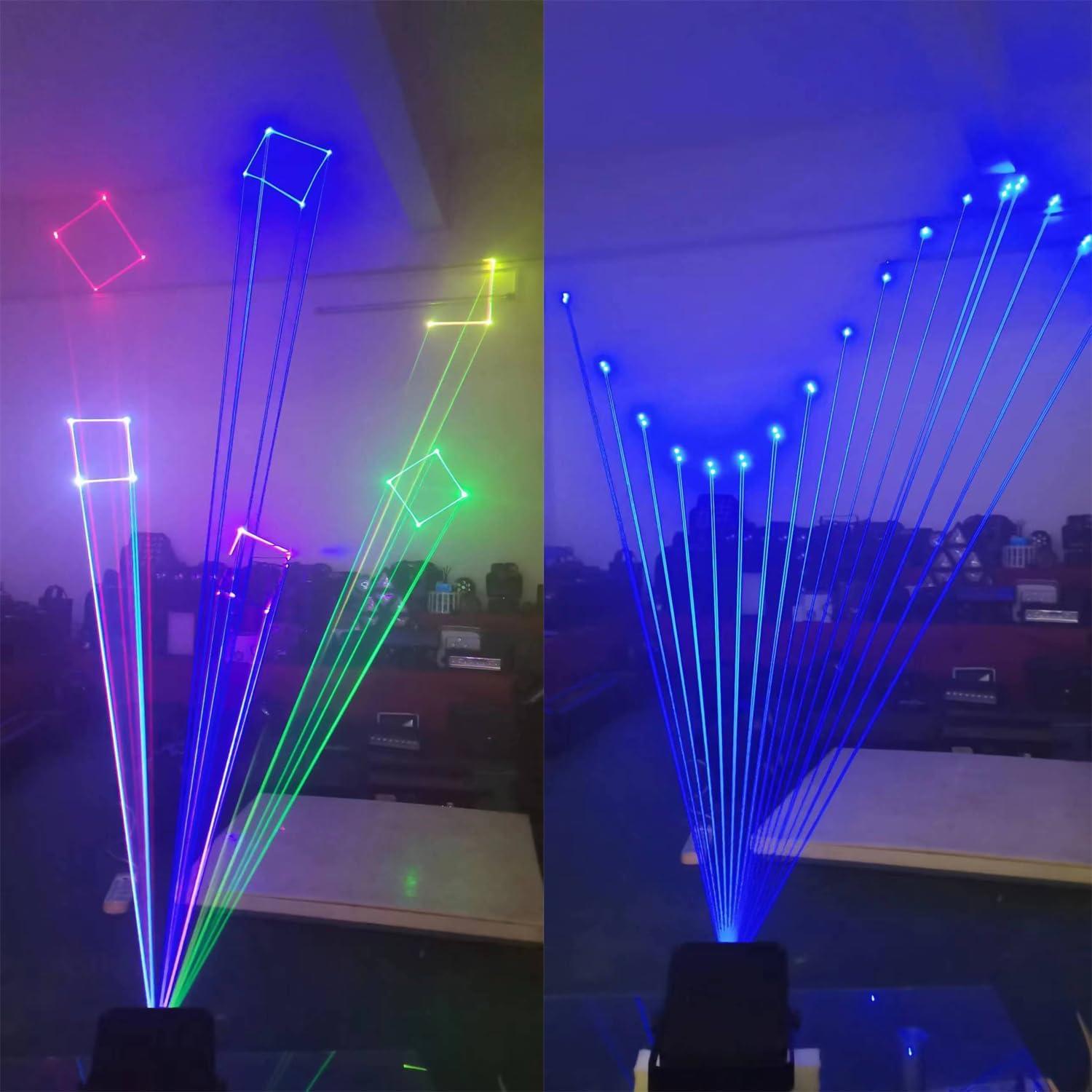 Luz de Efecto RGB JUNMAN 2W 2000mW para DJ y Eventos