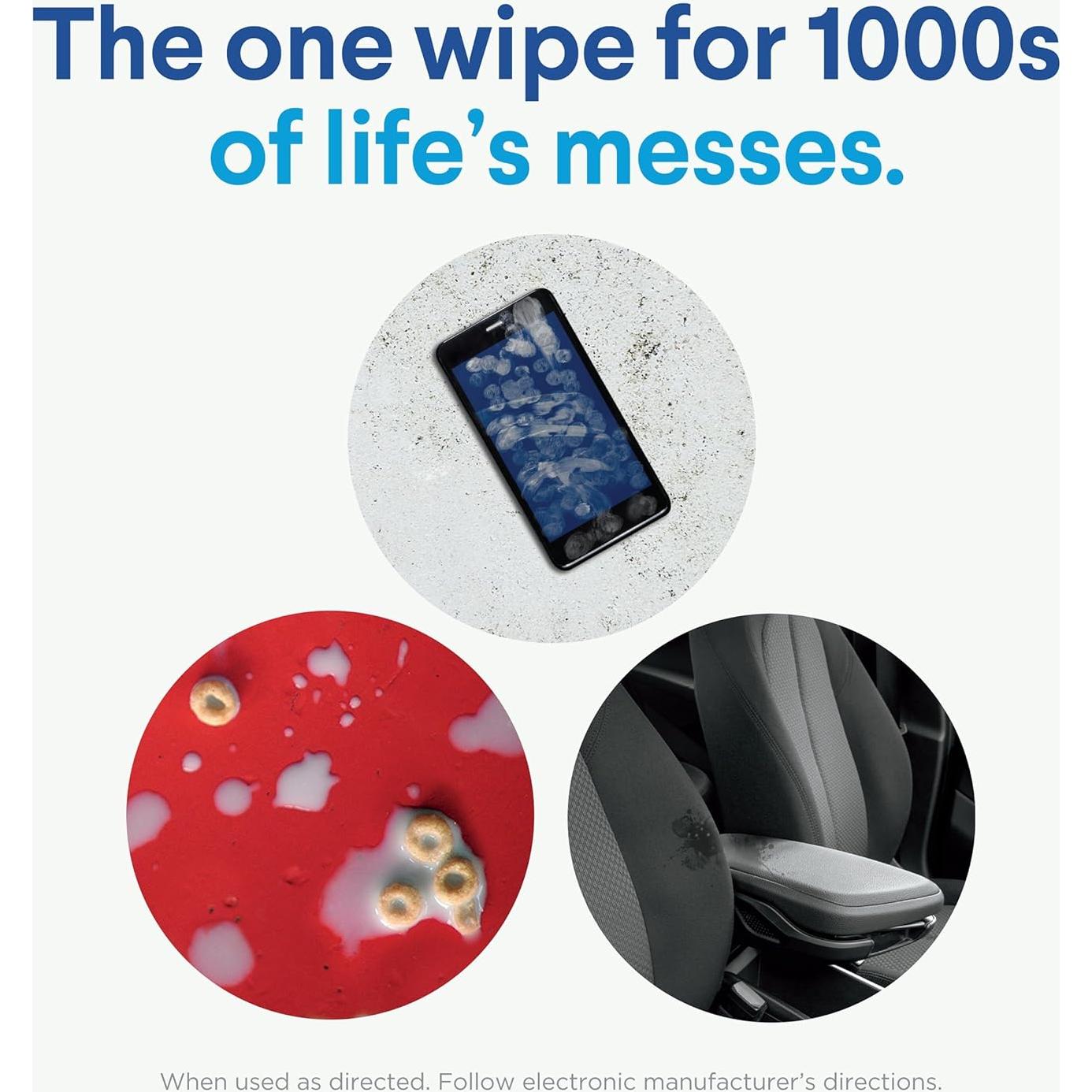 Toallitas desinfectantes Clorox 75 unidades limón crujiente